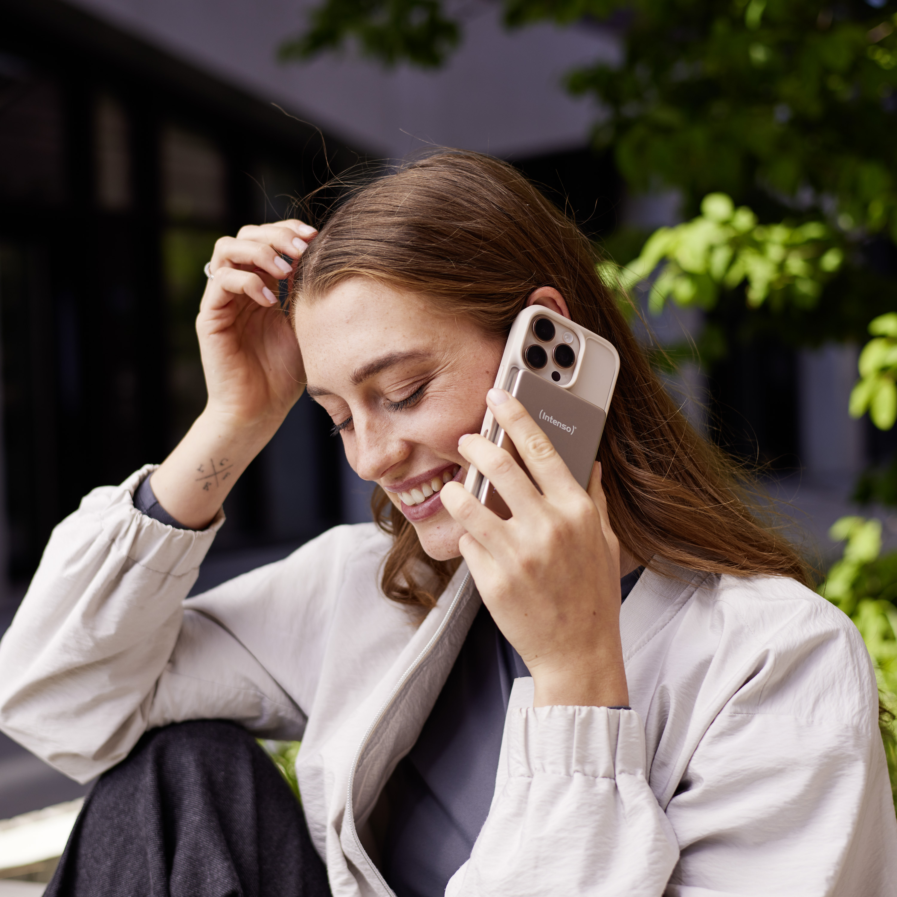 Powerbank INTENSO Magnetic Wireless, MW 5000, 5000 mAh, champange