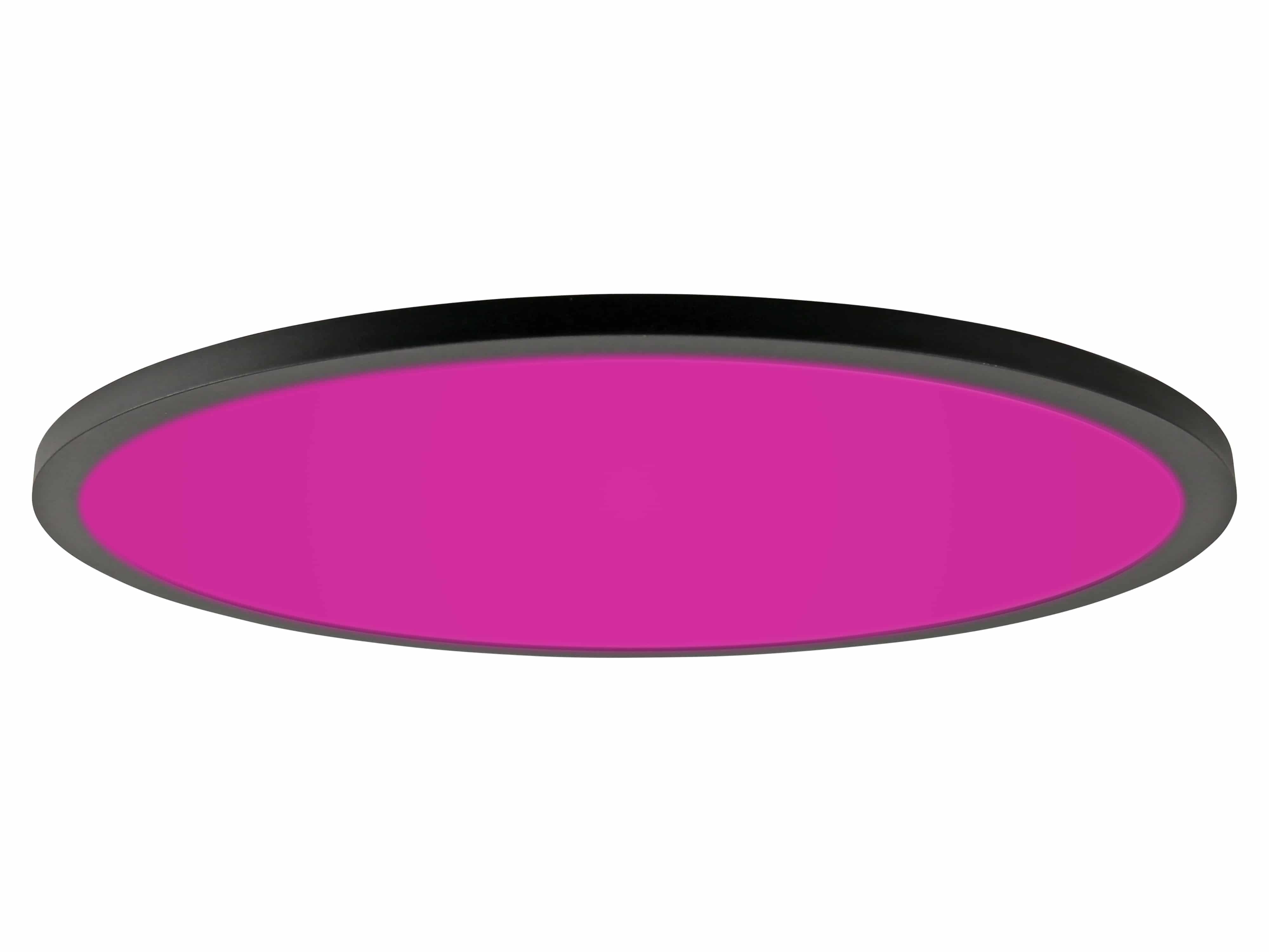 LED-Deckenleuchte, 23,5 W, CCT, 1600 lm, 2700...5000 K, IP44, schwarz