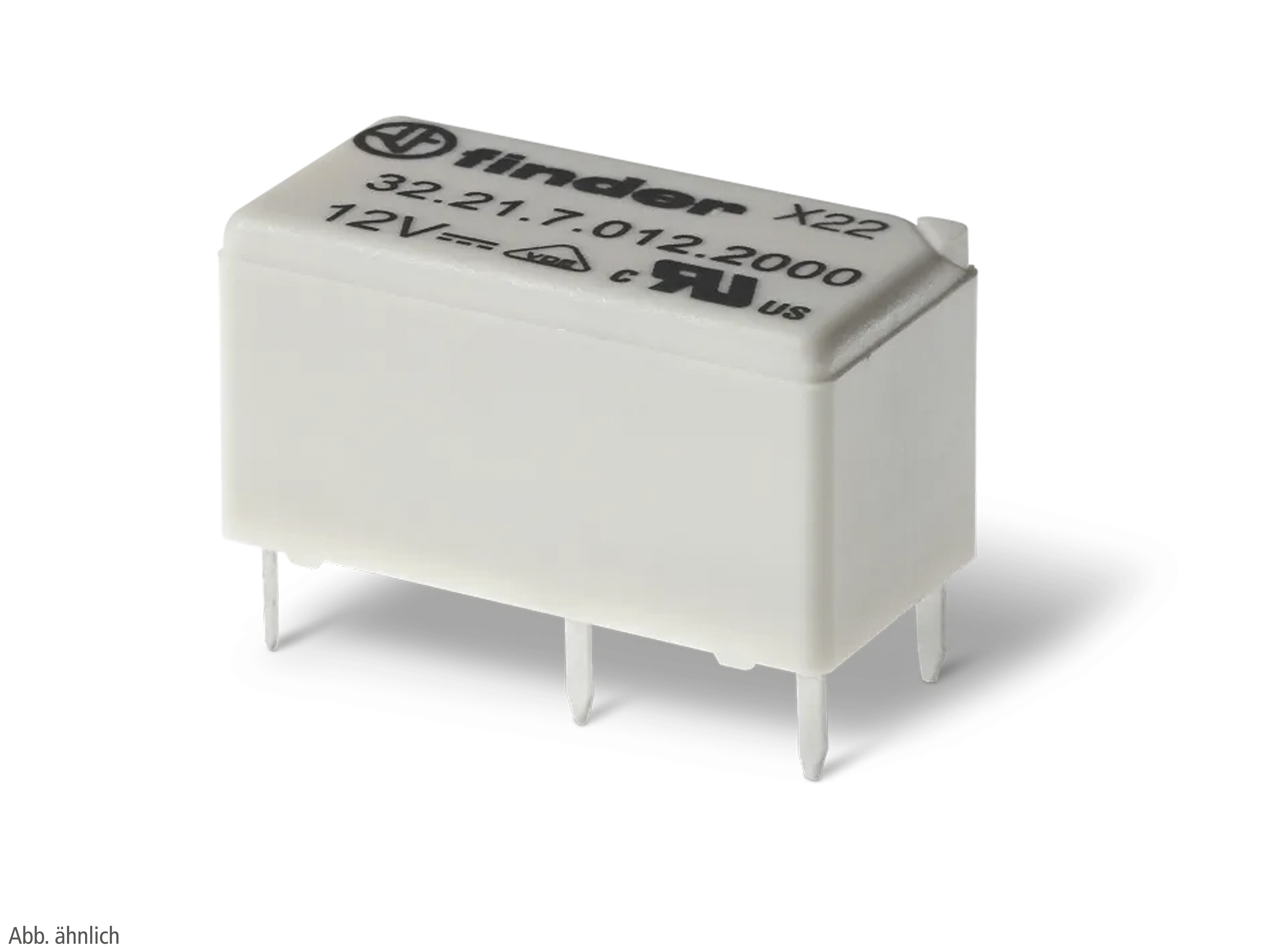 FINDER Printrelais 322170244000, 24 V DC, 6 A, 200 mW, 1 Wechsler