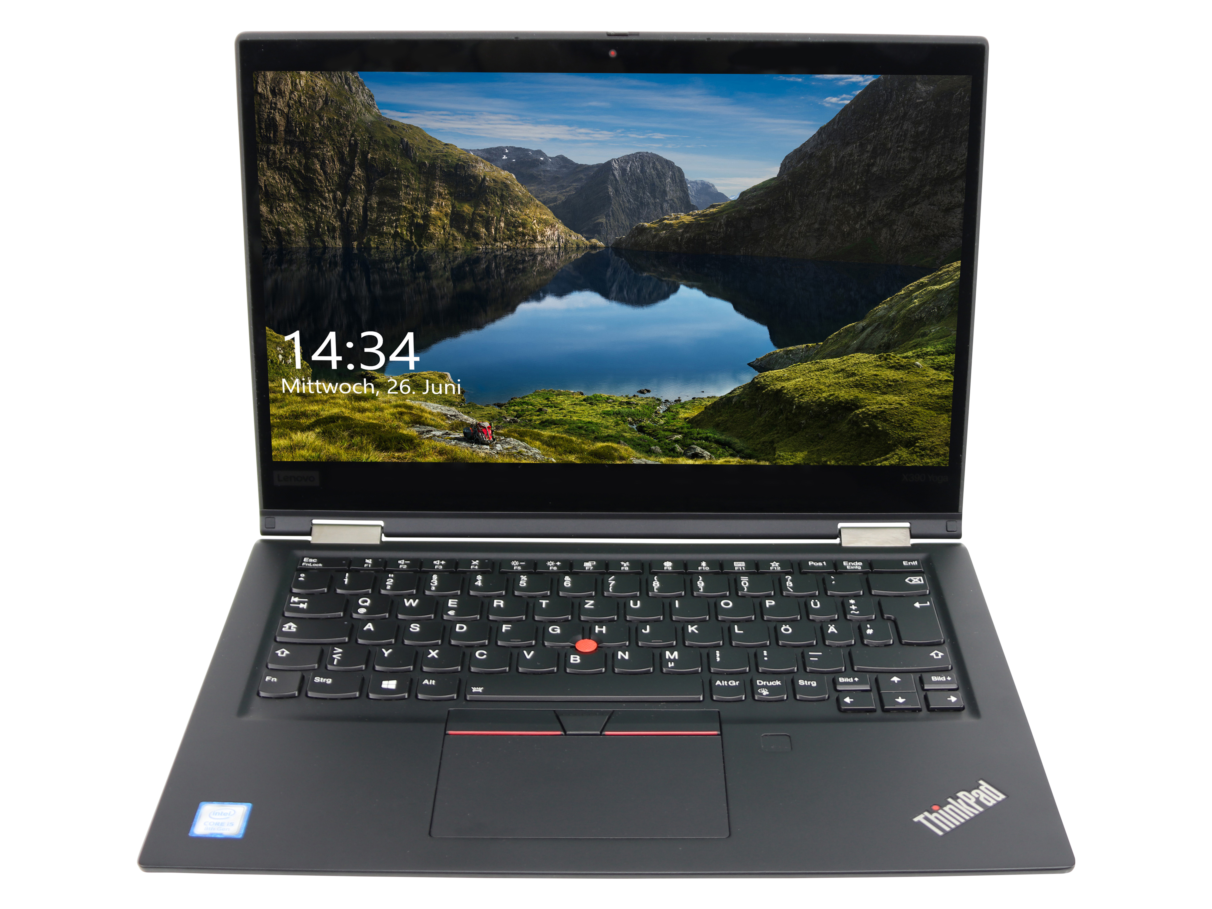 LENOVO Notebook Thinkpad X390 Yoga, i5, 33,78 cm (13,3"), 8GB, 128GB, Win11Pro, gebraucht
