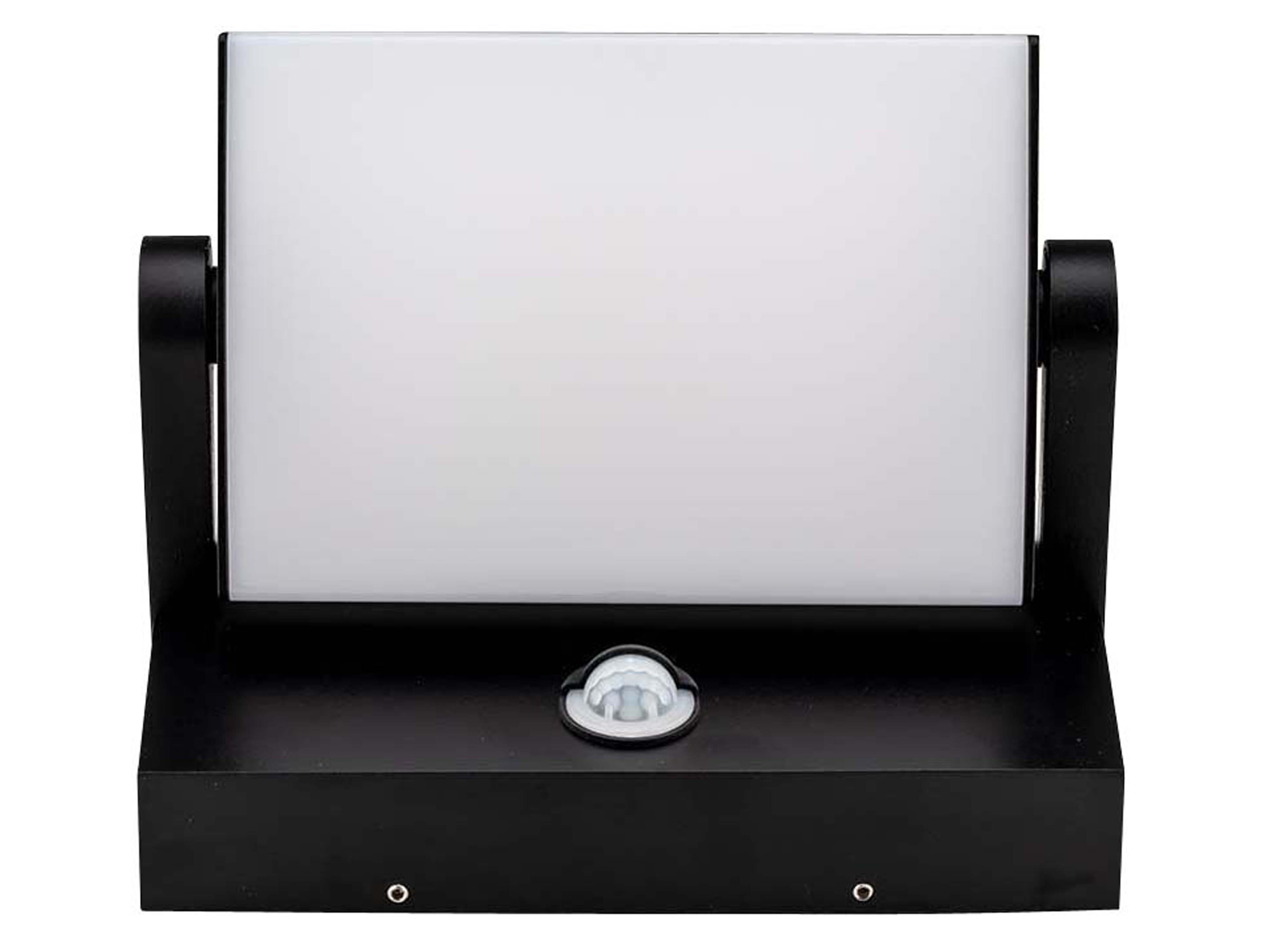 V-TAC LED-Fluter VT-11020S, EEK: E, 17 W, 2520 lm, 3000 K, Sensor, schwarz