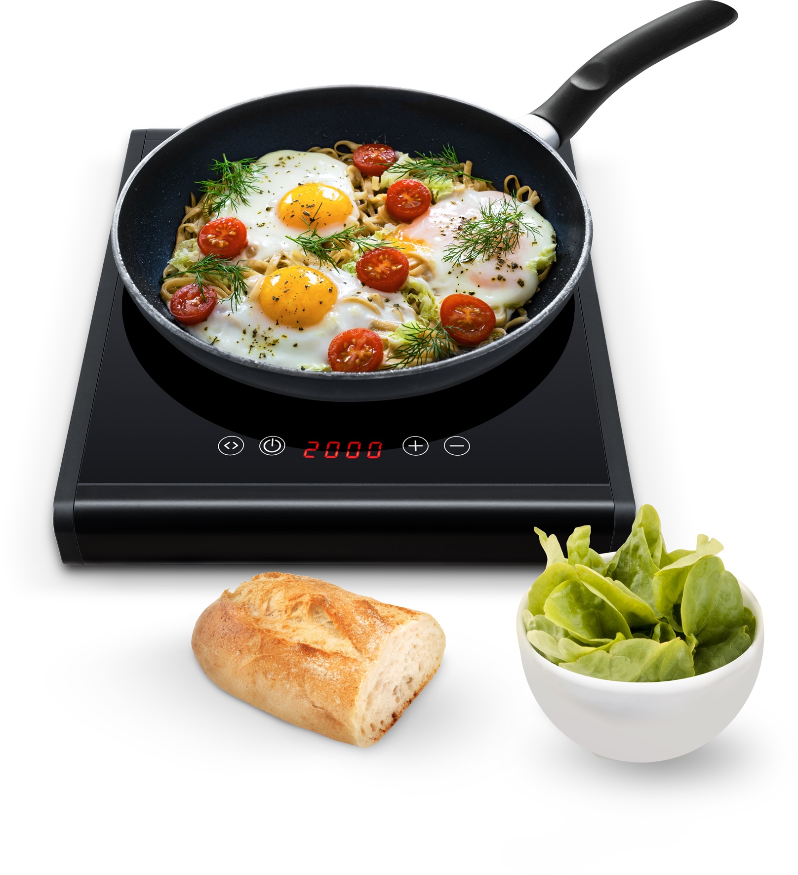 STEBA Glaskeramik-Kochfeld HK 25, Timer, Toch Control, 2000W