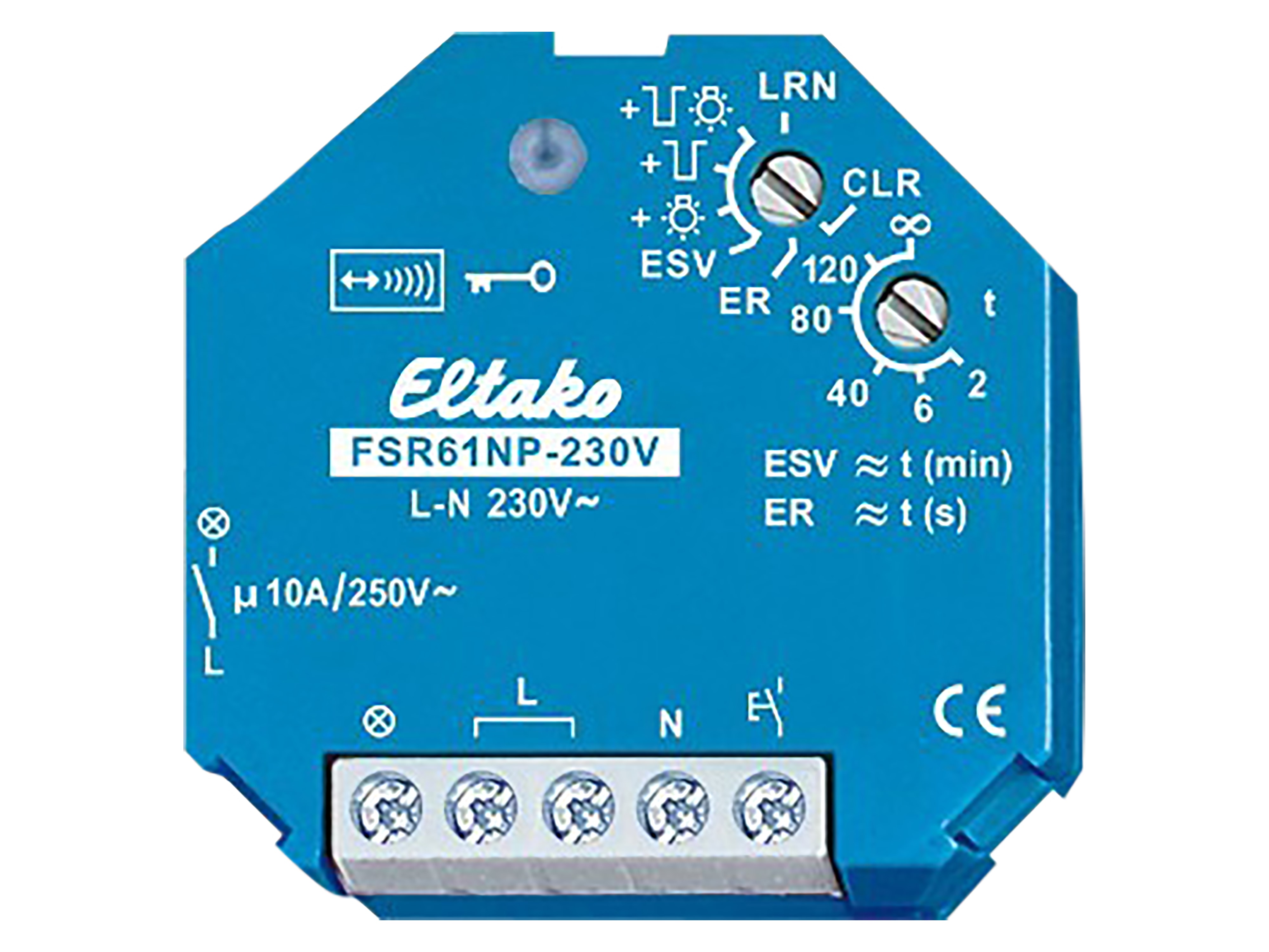 ELTAKO Funkaktor Stromstoß-Schaltrelais FSR61NP-230V
