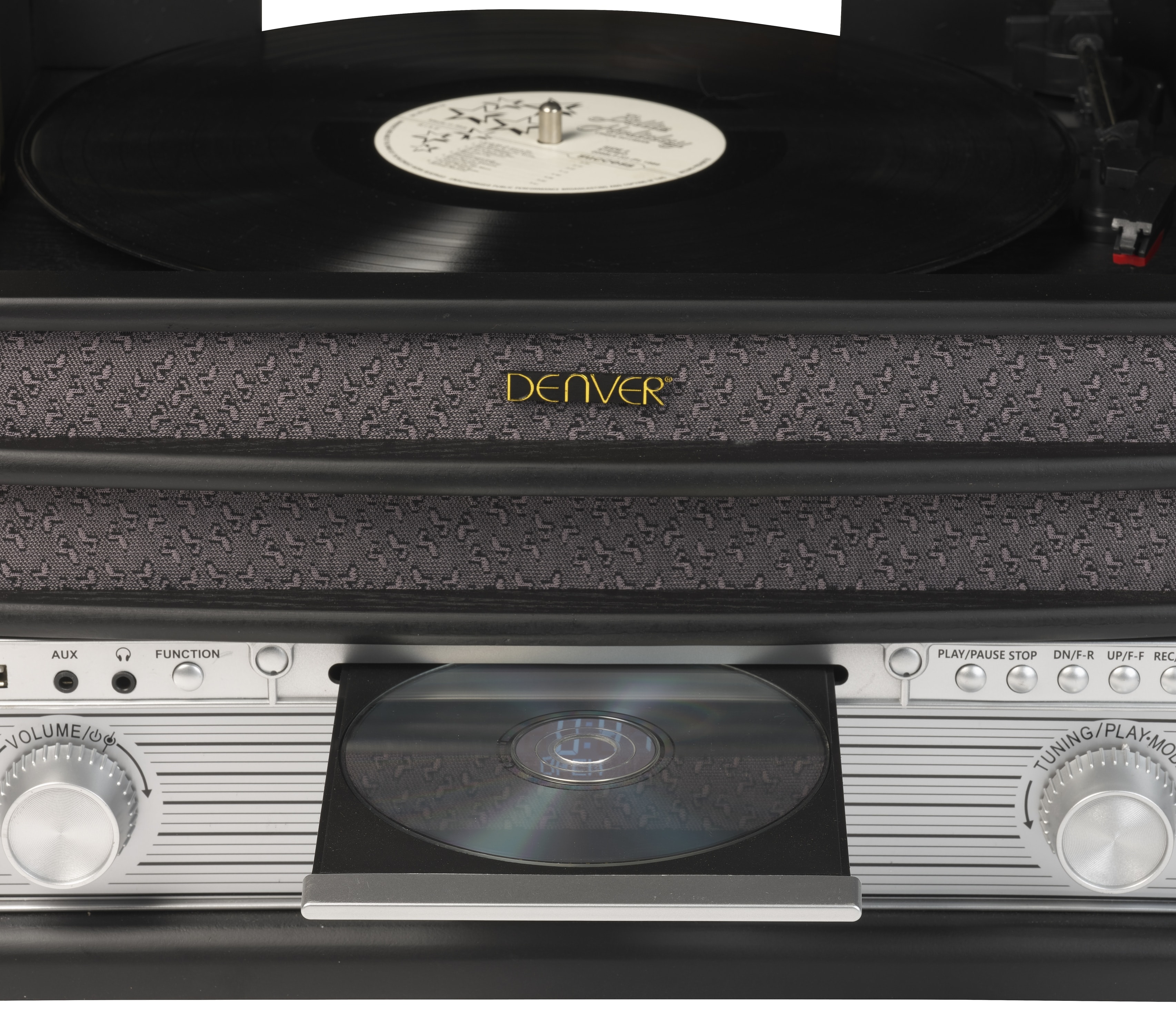 DENVER Retro Music Center MRD-51B, schwarz