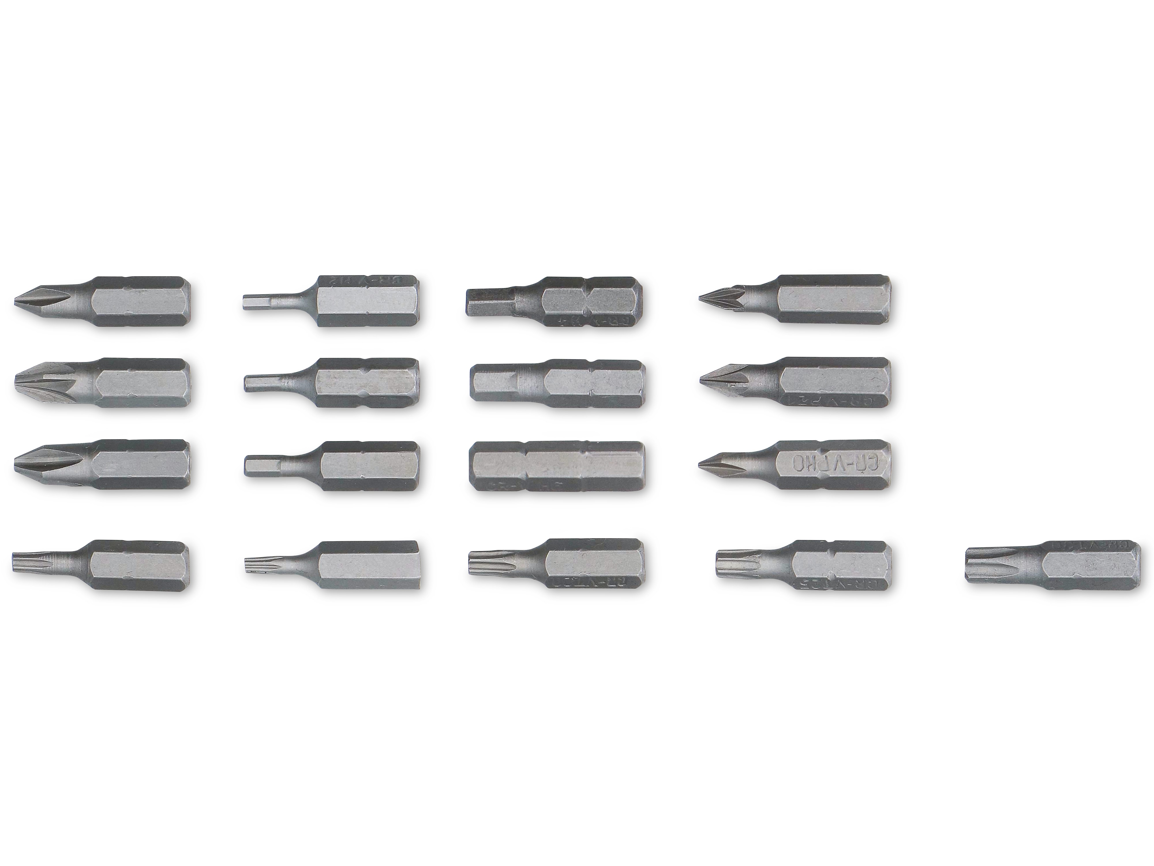 KINZO Schraubendrehersatz, 32-teilig, mit Koffer, gelb-blau