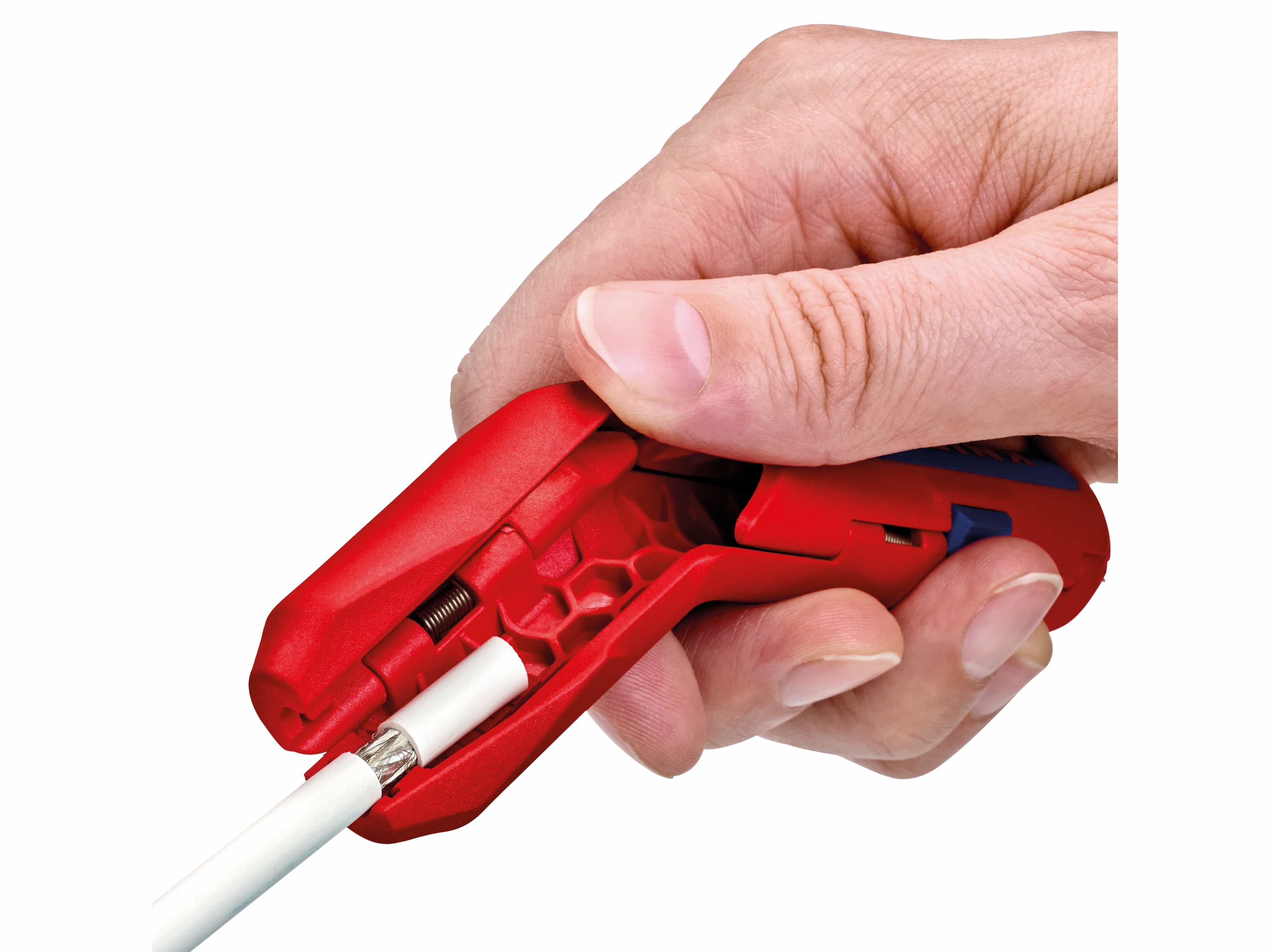 KNIPEX Universal-Abmantelungswerkzeug, ErgoStrip® 16 95 01 SB, für Rechtshänder KNIPEX Universal-Abmantelungswerkzeug, ErgoStrip® 16 95 01 SB, für Rechtshänder