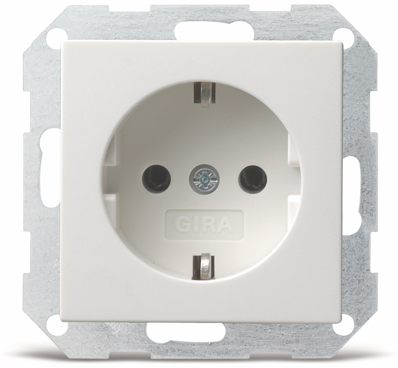 GIRA Steckdosen-Einsatz System 55, 418803, reinweiß, glänzend GIRA Steckdosen-Einsatz System 55, 418803, reinweiß, glänzend