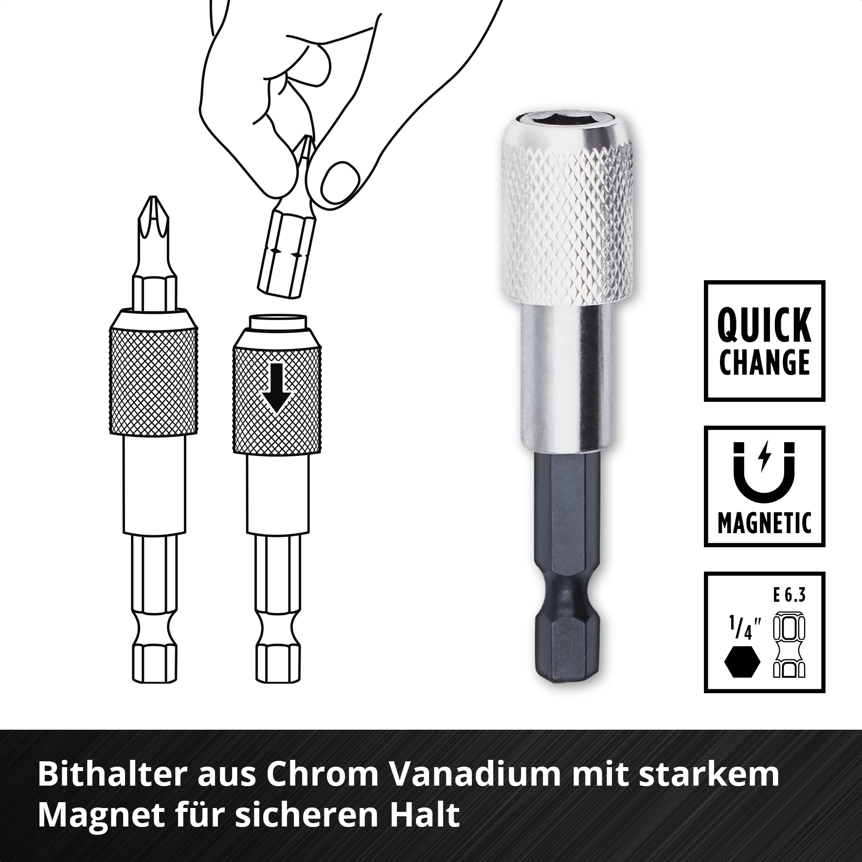 EINHELL Bit-Set, 118495, 32-teilig