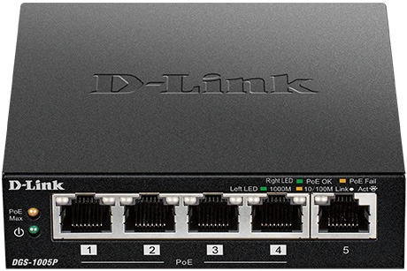 D-LINK Desktop-Switch DGS-1005P D-LINK Desktop-Switch DGS-1005P