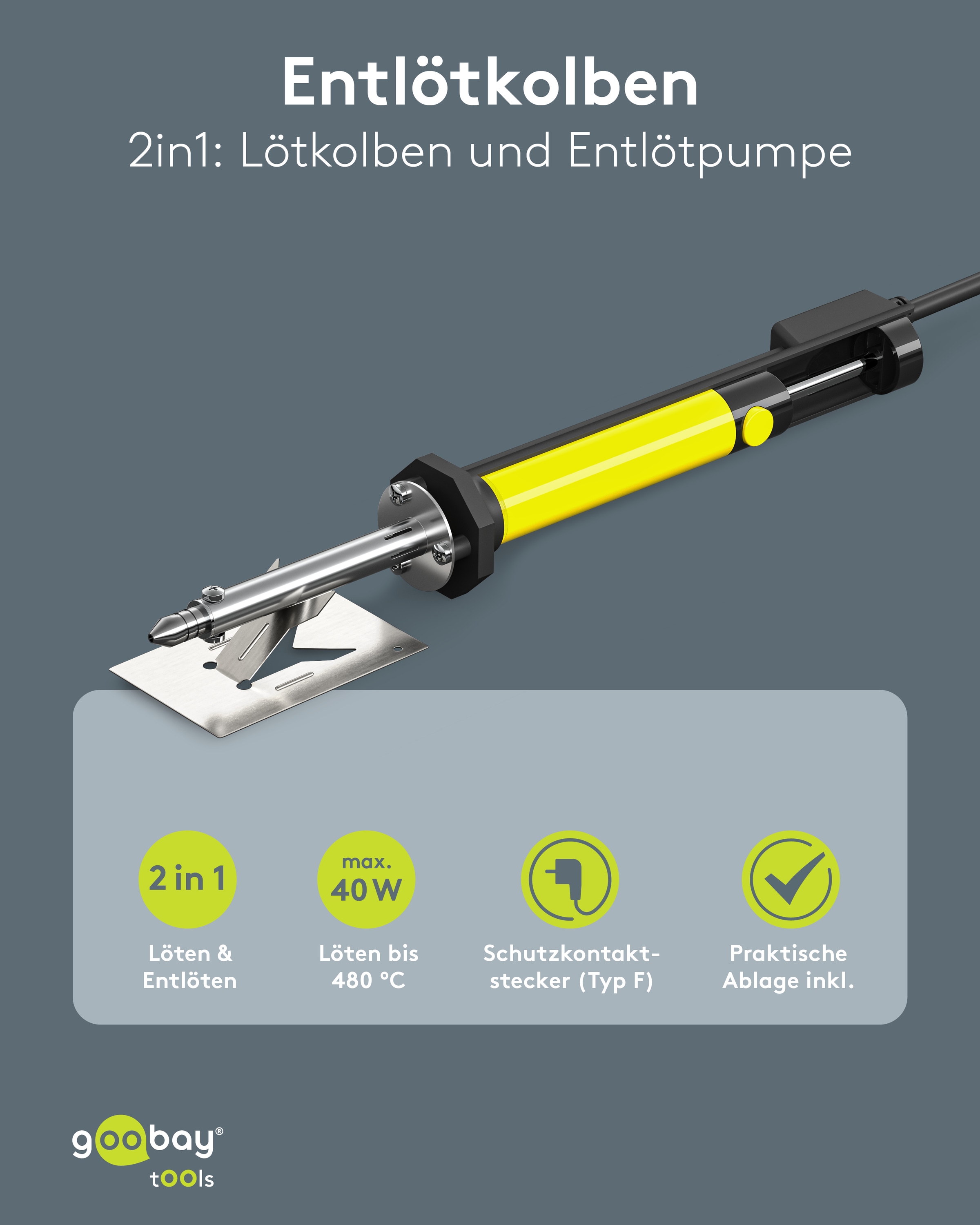 GOOBAY TOOLS Entlötkolben 40 W
