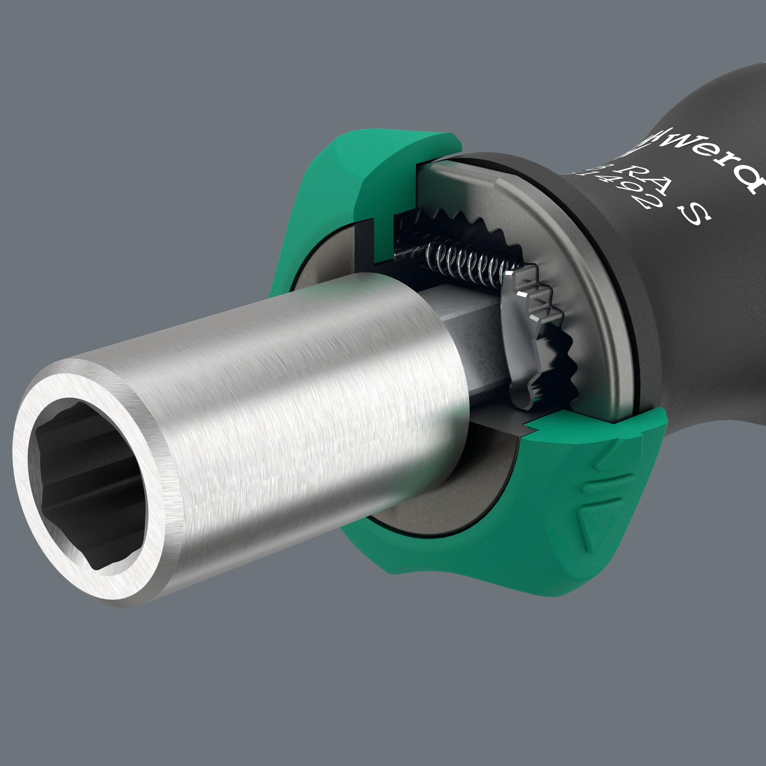 WERA Bits-Handhalter mit Ratschenfunktion, 838 RA S, 05051492001, 1/4"