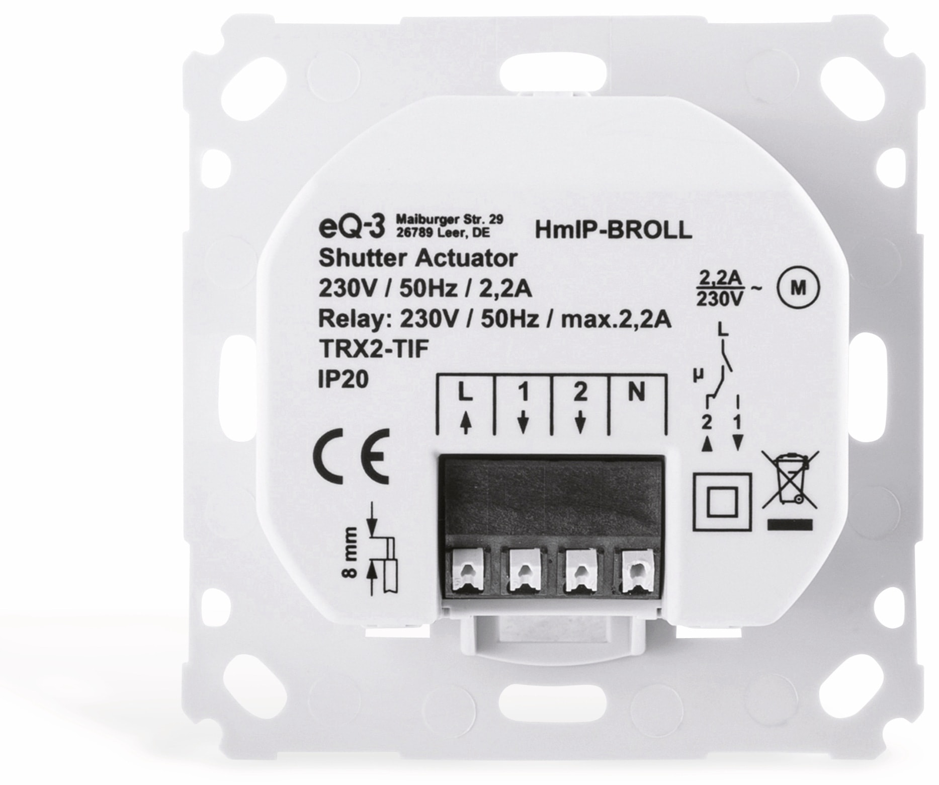 HOMEMATIC IP Smart Home 151322A0, Rollladenaktor, 4 Stück HOMEMATIC IP Smart Home 151322A0, Rollladenaktor, 4 Stück