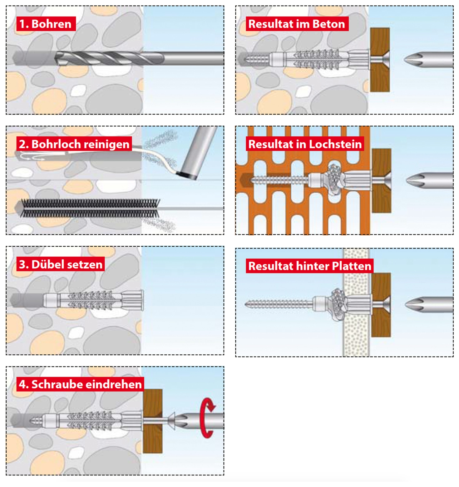 TOX Allzweckdübel Deco 010100051, 8/49, 100 Stück