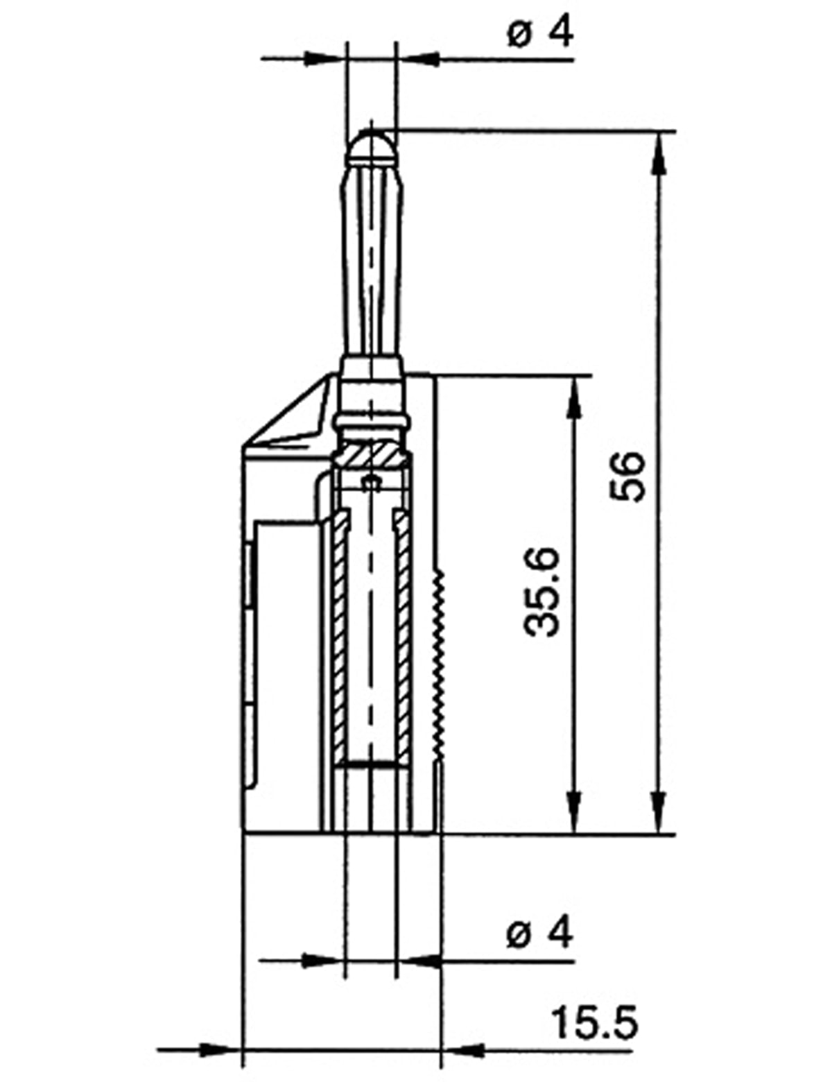 HIRSCHMANN Büschel-Stecker BSB 20 K schwarz HIRSCHMANN Büschel-Stecker BSB 20 K schwarz