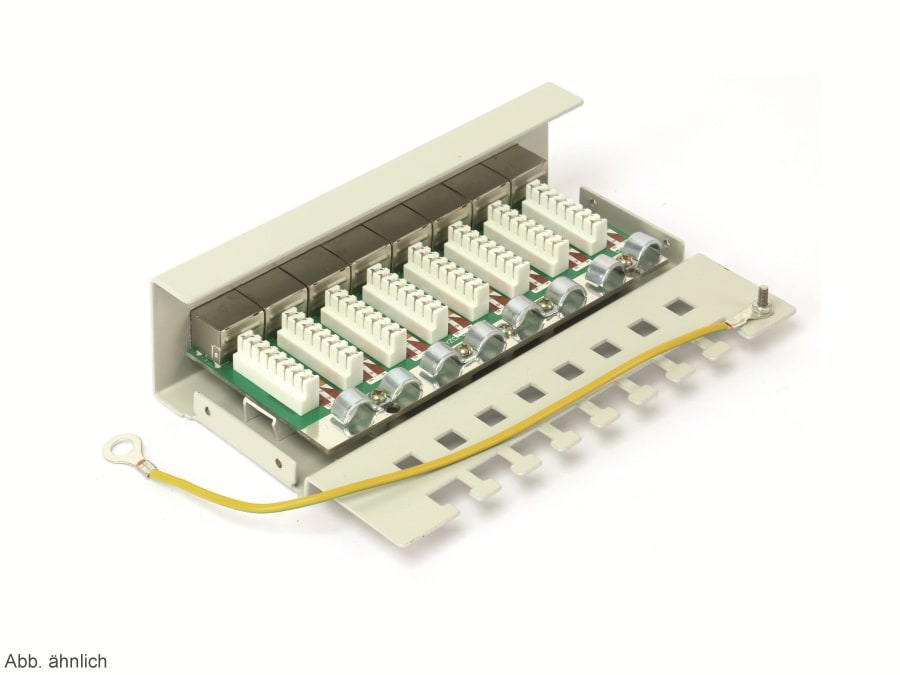 RED4POWER CAT.5e Patchpanel R4-N107G, 8-fach, grau RED4POWER CAT.5e Patchpanel R4-N107G, 8-fach, grau