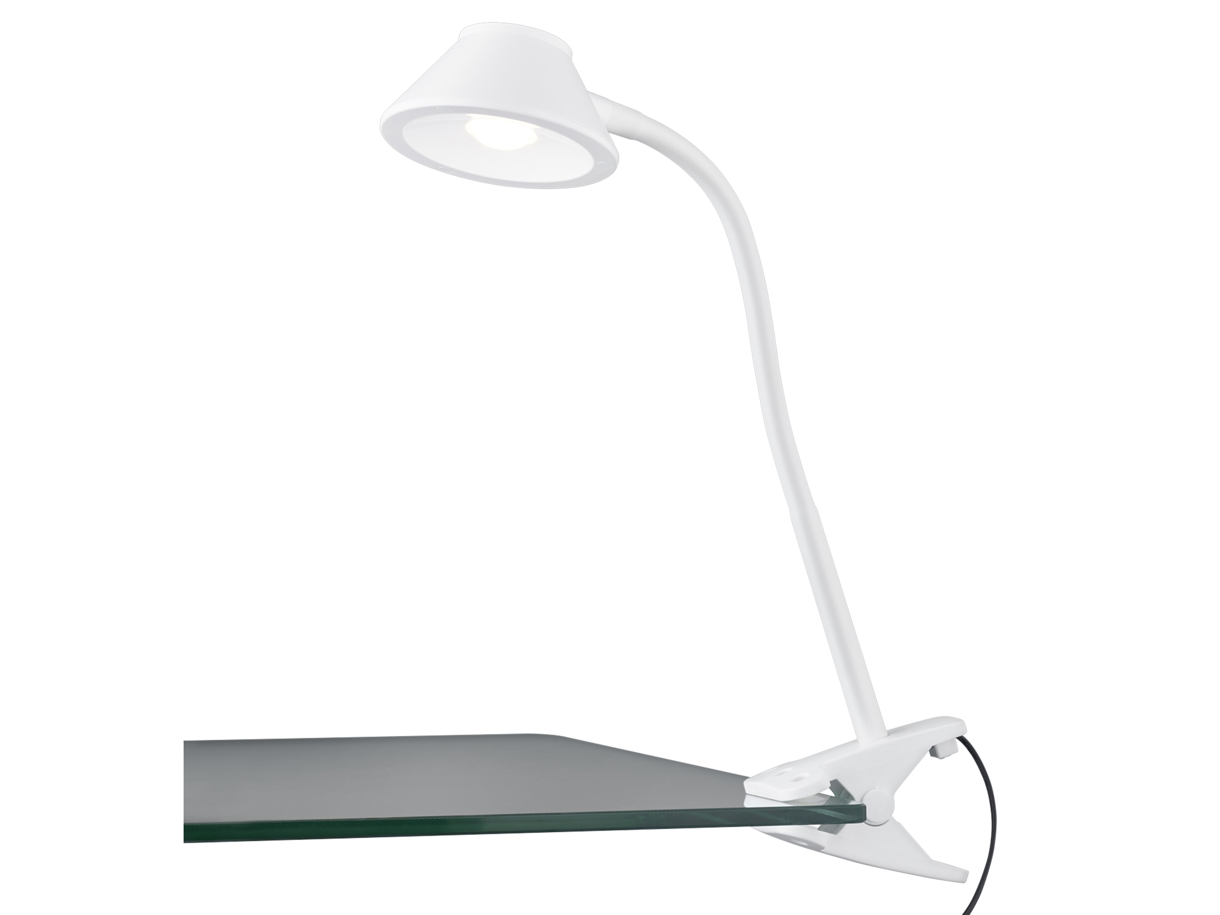 REALITY LED-Klemmleuchte Berry R22191201 weiß, 3,5 W, 400 lm, 3000 K