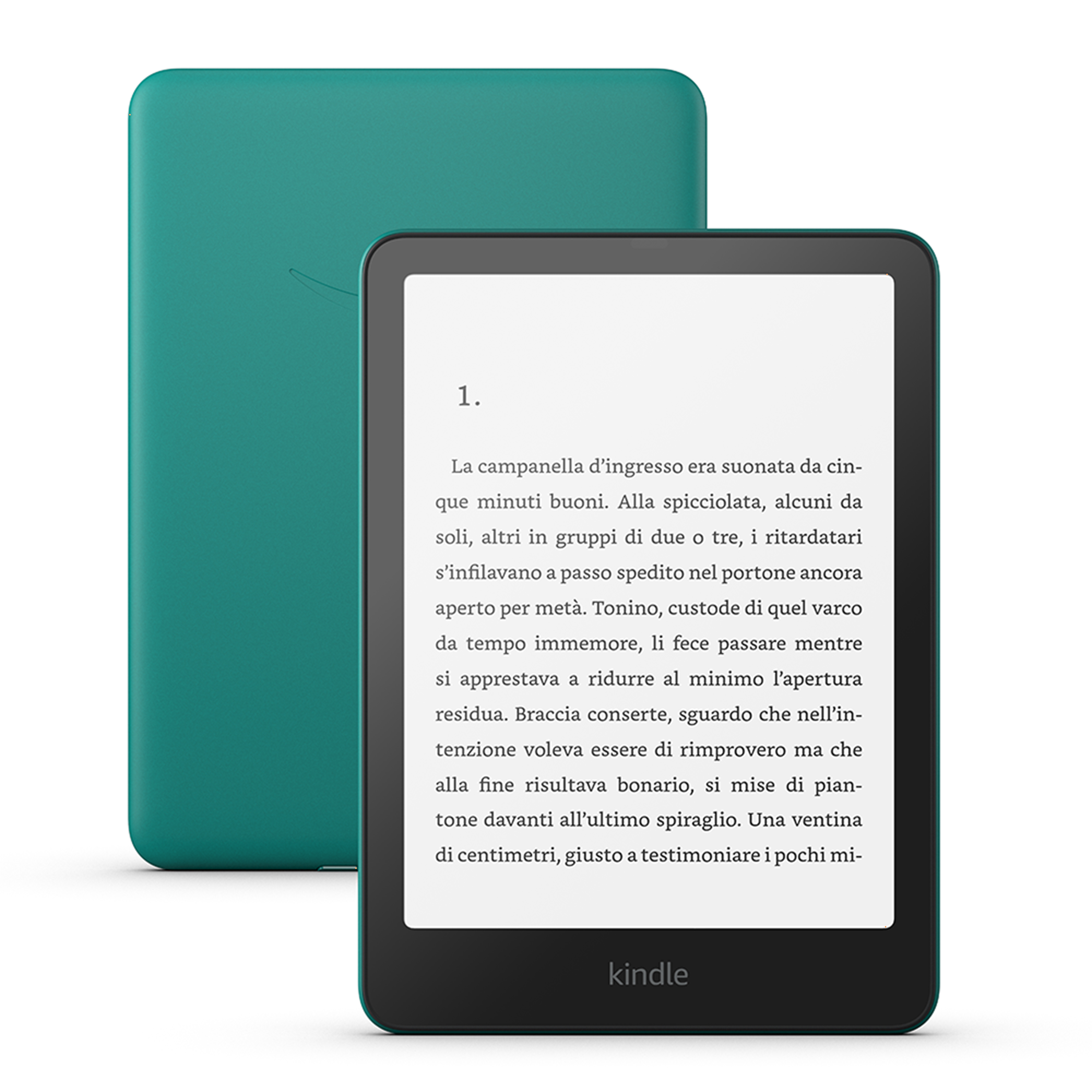 AMAZON E-Book Reader Kindle Paperhwite (2024) grün mit Werbung