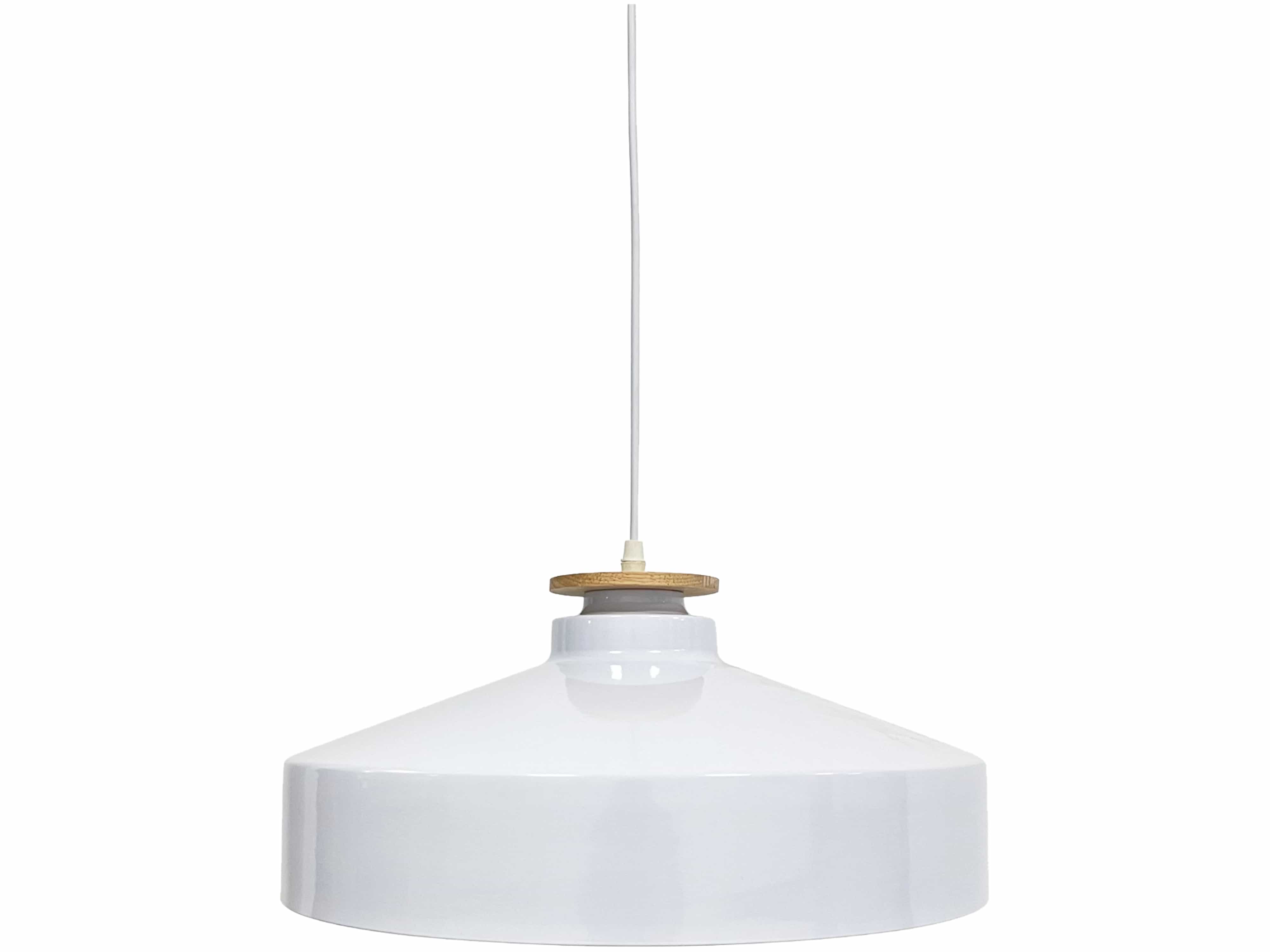 ENOVALITE Pendelleuchte ELED700170, E27-Fassung, IP20, Ø40 cm, weiß, rund