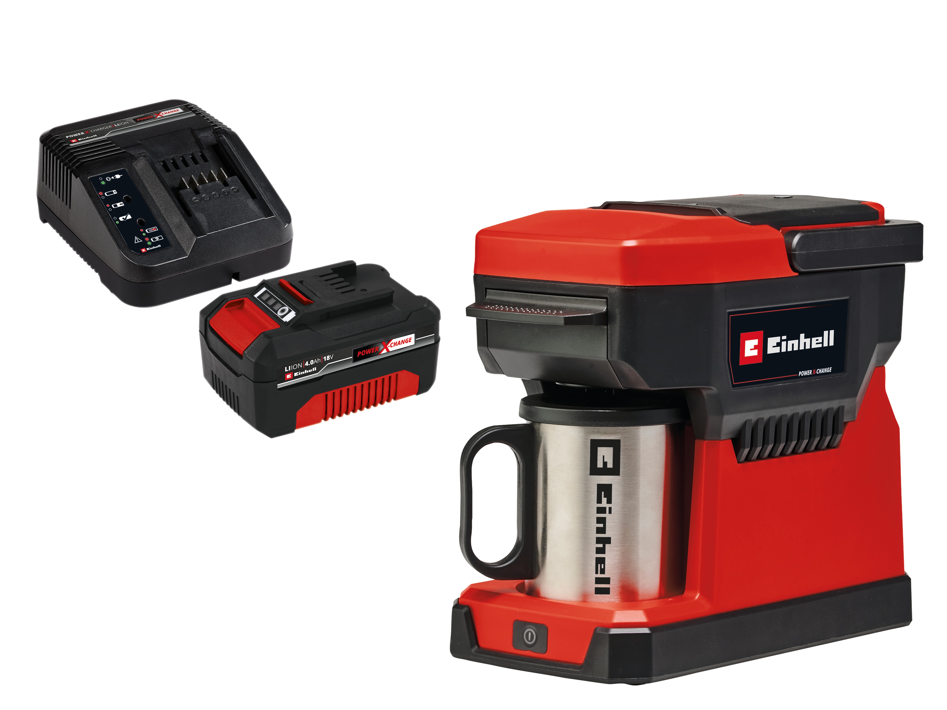 EINHELL Akku-Kaffeemaschine TE-CF 18 Li Kit (1x 4,0 Ah) EINHELL Akku-Kaffeemaschine TE-CF 18 Li Kit (1x 4,0 Ah)