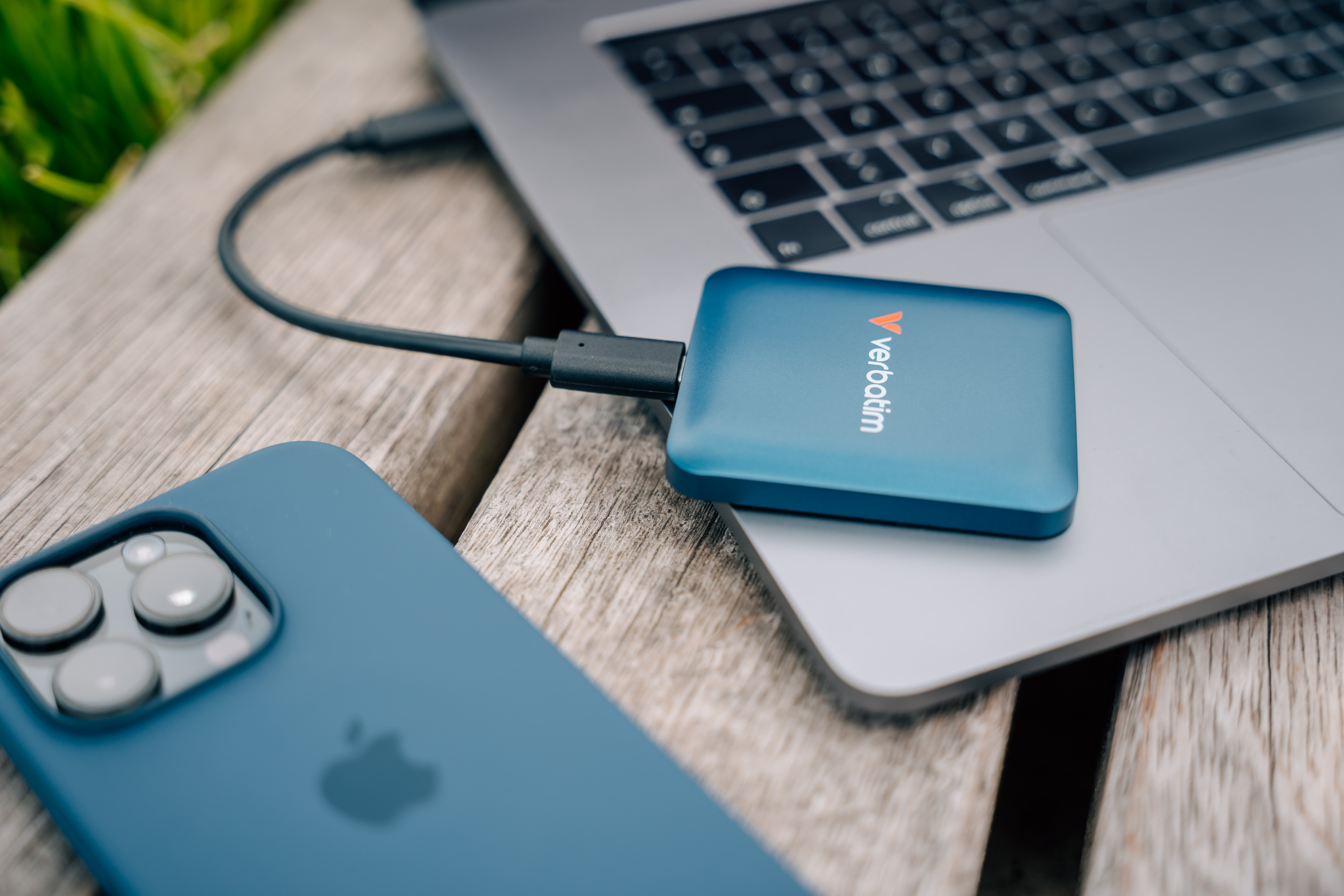 VERBATIM Externe SSD SnapBack 2TB Blue Metallic