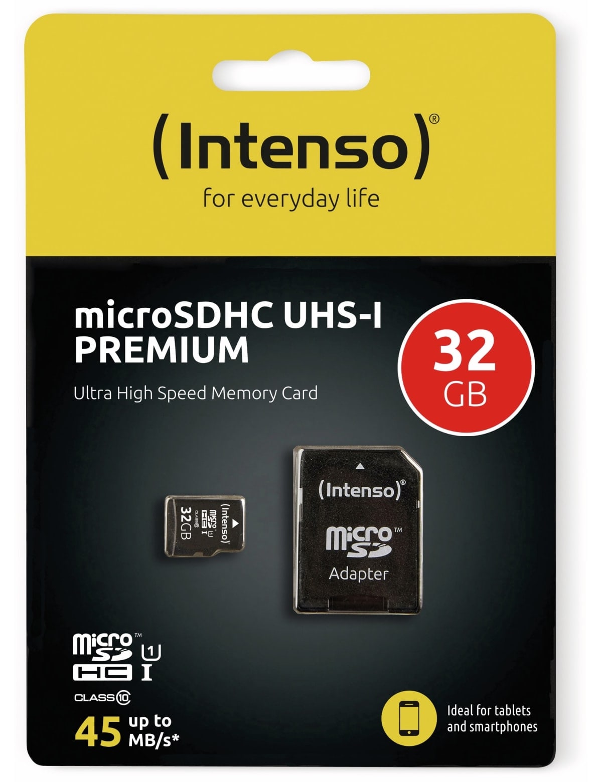 INTENSO MicroSDHC Card 3423480, UHS-I, 32 GB INTENSO MicroSDHC Card 3423480, UHS-I, 32 GB
