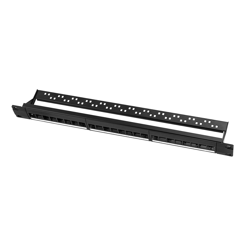 LOGILINK Patchpanel NK4065, 19", 24 Keystone-Module, schwarz LOGILINK Patchpanel NK4065, 19", 24 Keystone-Module, schwarz