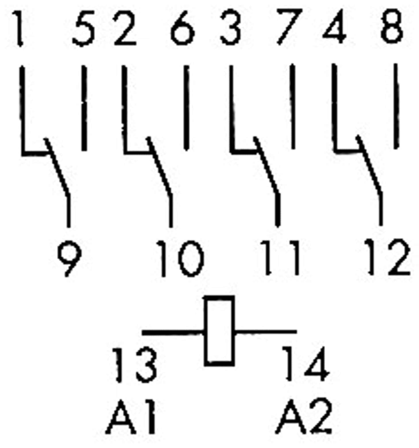 FINDER Relais F 55.34, 24 V~, 4xUM, 7 A, 55.34.8.024.0040