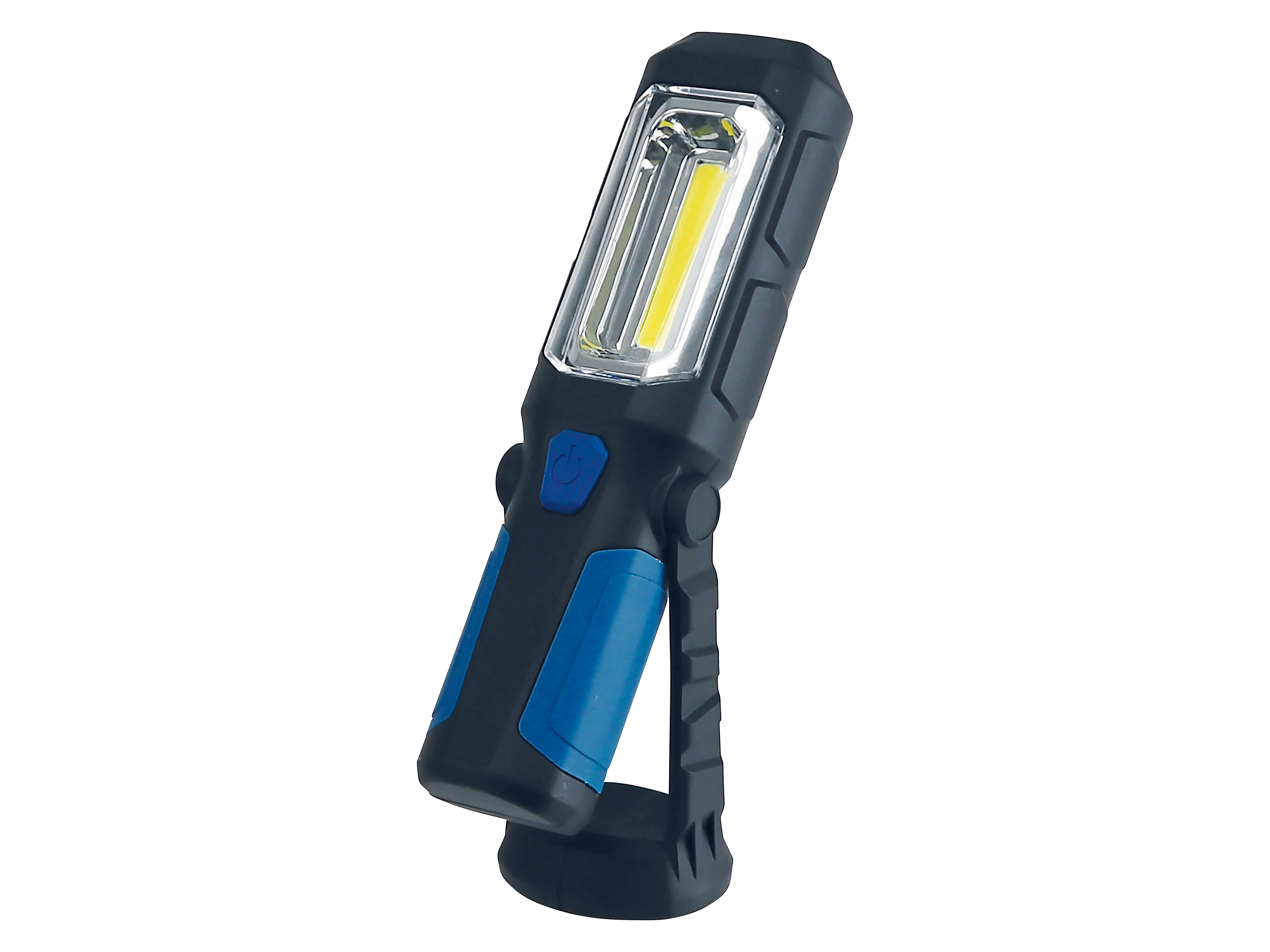 LED-Arbeitsleuchte, L006D-COB, blau/schwarz, 3,7V, 2000 mA