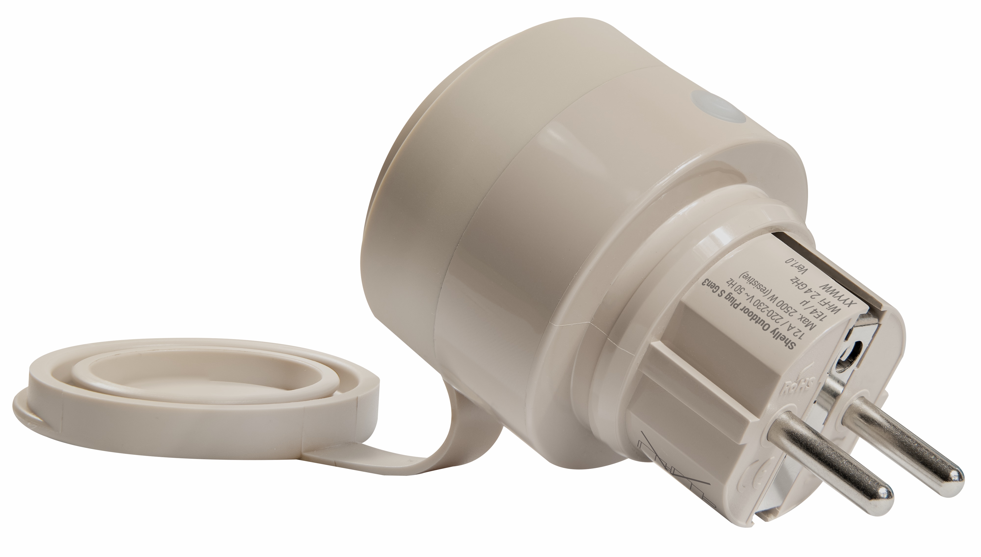 SHELLY WLAN-Steckdose Plug S Gen3, Outdoor, Matter, 3 Stück