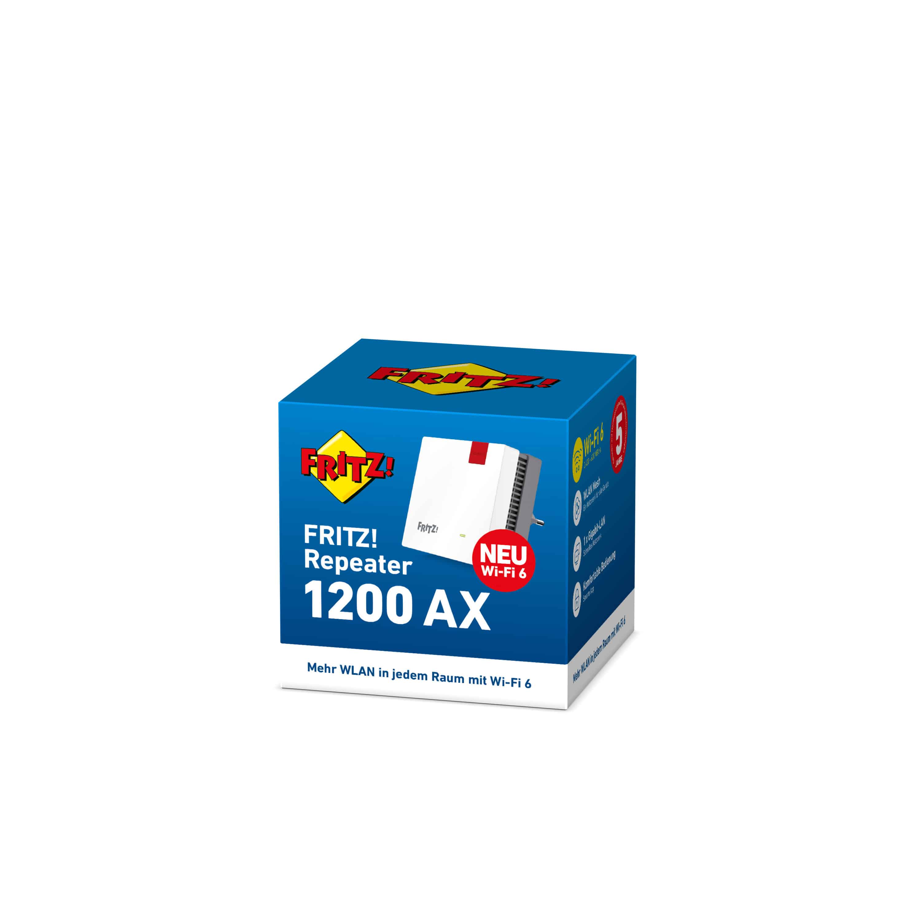 AVM FRITZ!Repeater 1200 AX Repeater - WLAN - Wifi-6 AVM FRITZ!Repeater 1200 AX Repeater - WLAN - Wifi-6