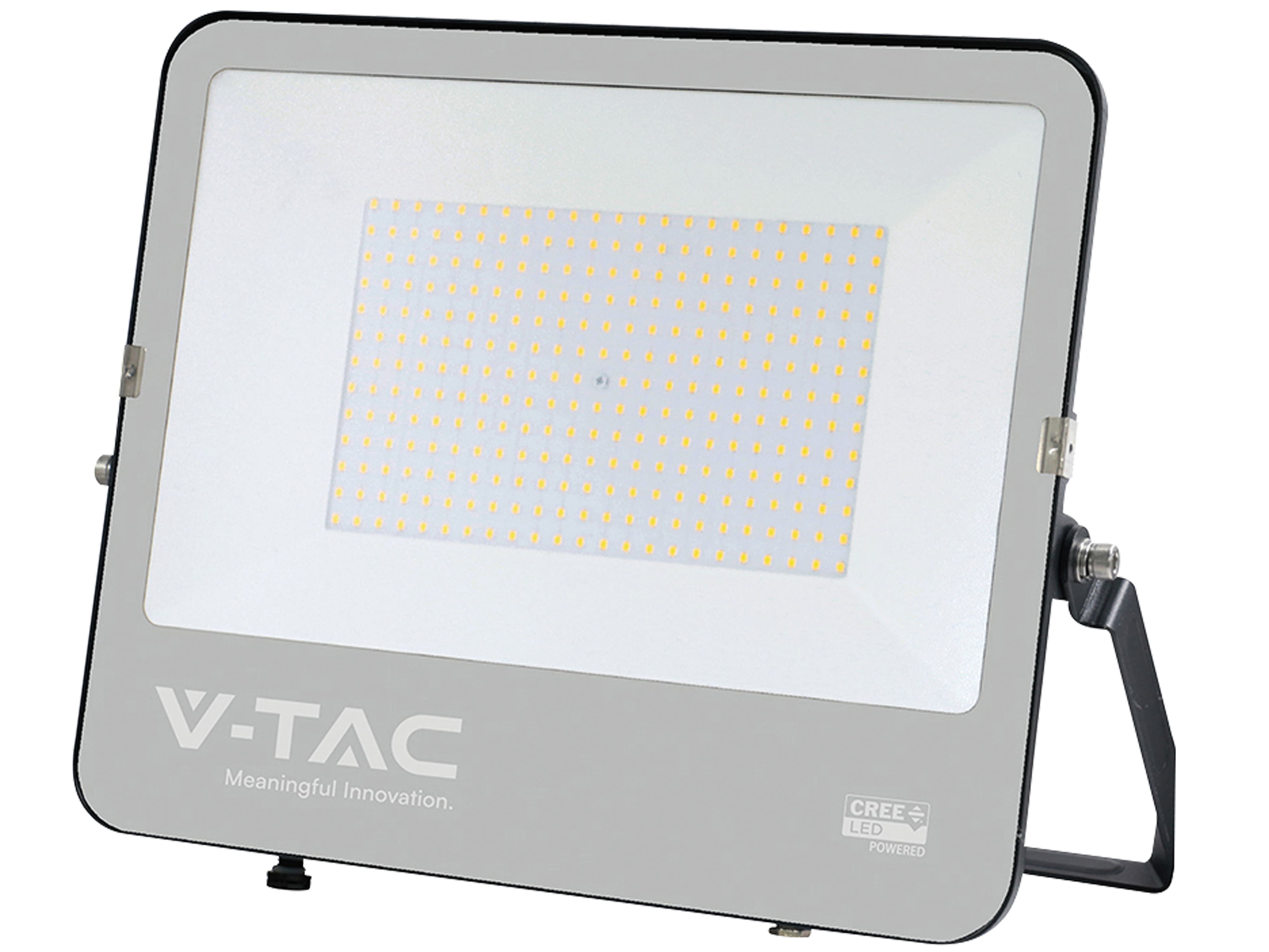 V-TAC LED-Fluter VT-44201, 200W, 6500K, EEK: D, CREE Chip, 27000lm, IP65, schwarz