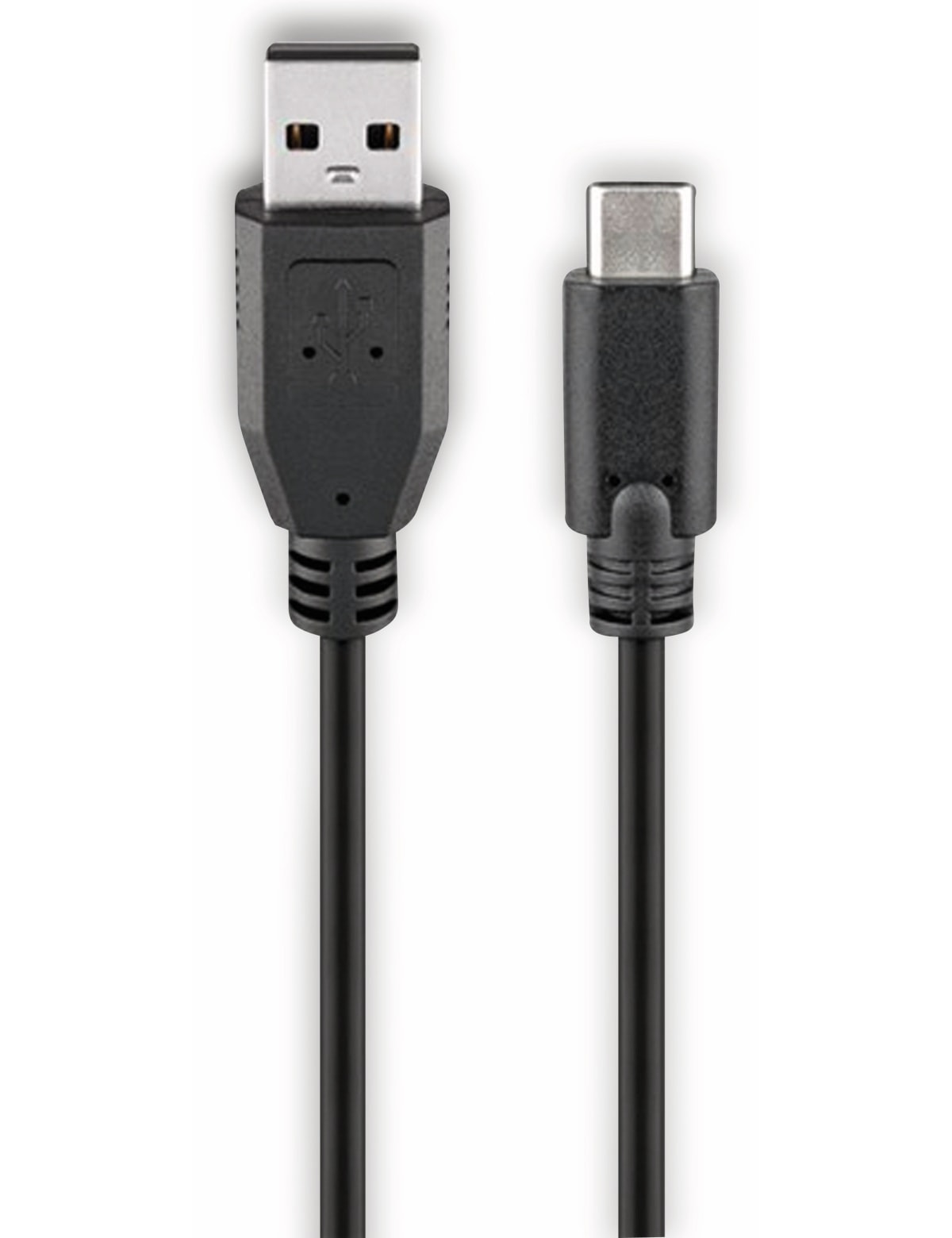 GOOBAY USB 2.0 Hi-Speed Anschlusskabel, C/A 55466, 1 m, schwarz GOOBAY USB 2.0 Hi-Speed Anschlusskabel, C/A 55466, 1 m, schwarz
