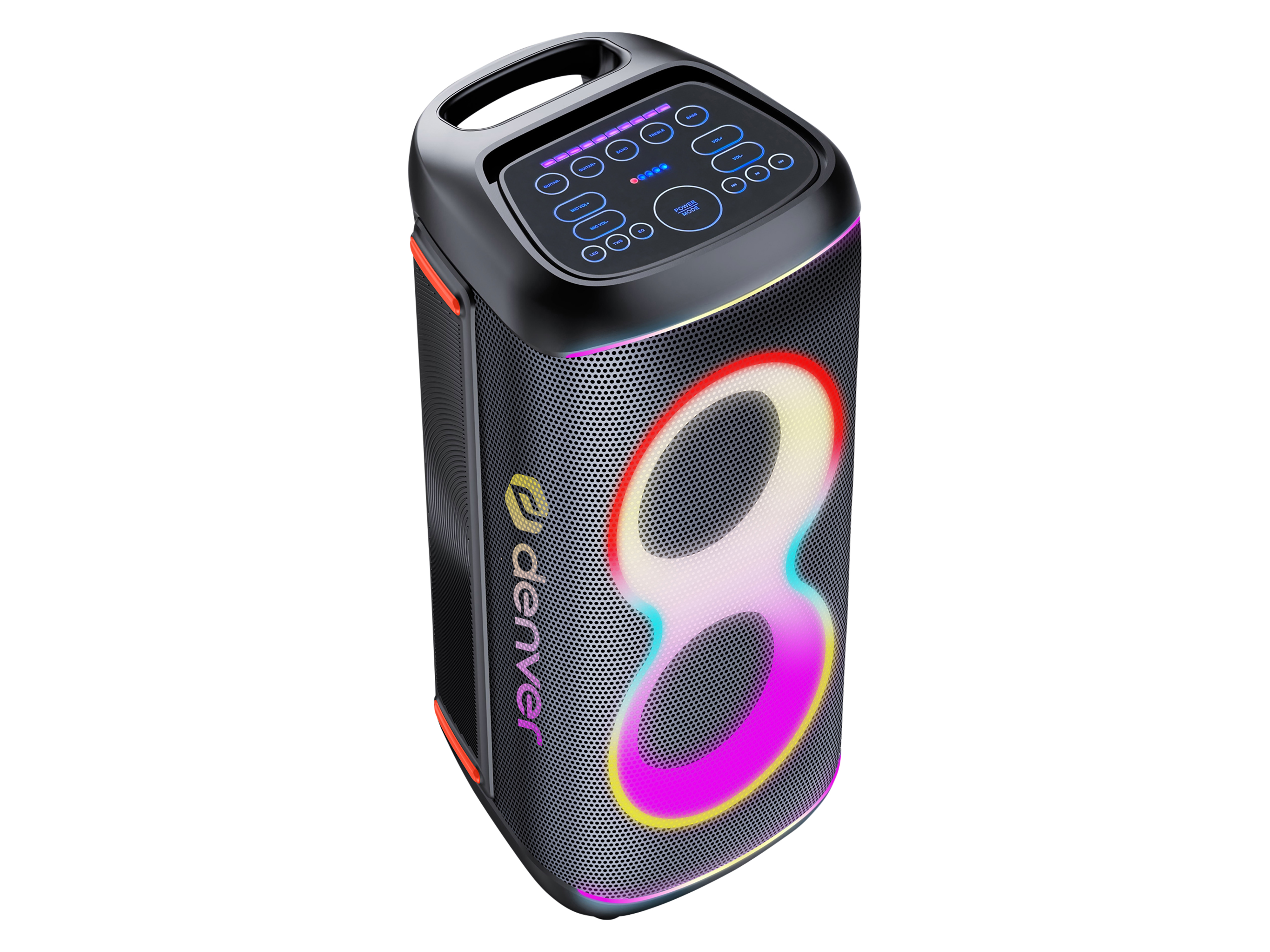 Bluetooth Lautsprecher DENVER BPS-370, 100 W, mit Licht-Animation