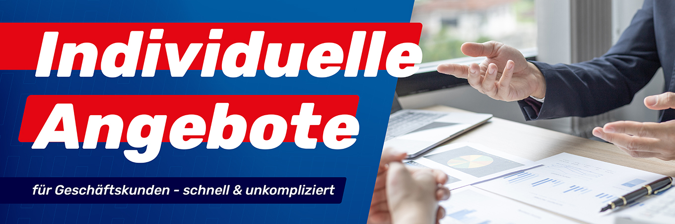 Individuelle Angebote für Geschäftskunden