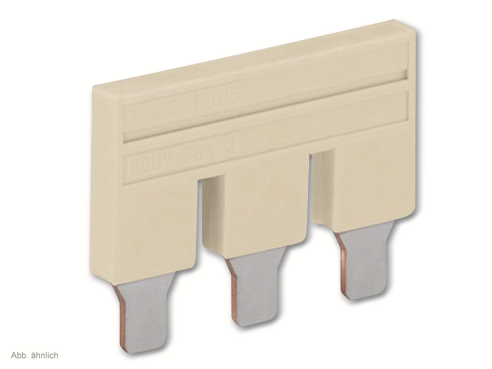 WAGO Brücker, 2000-402, lichtgrau