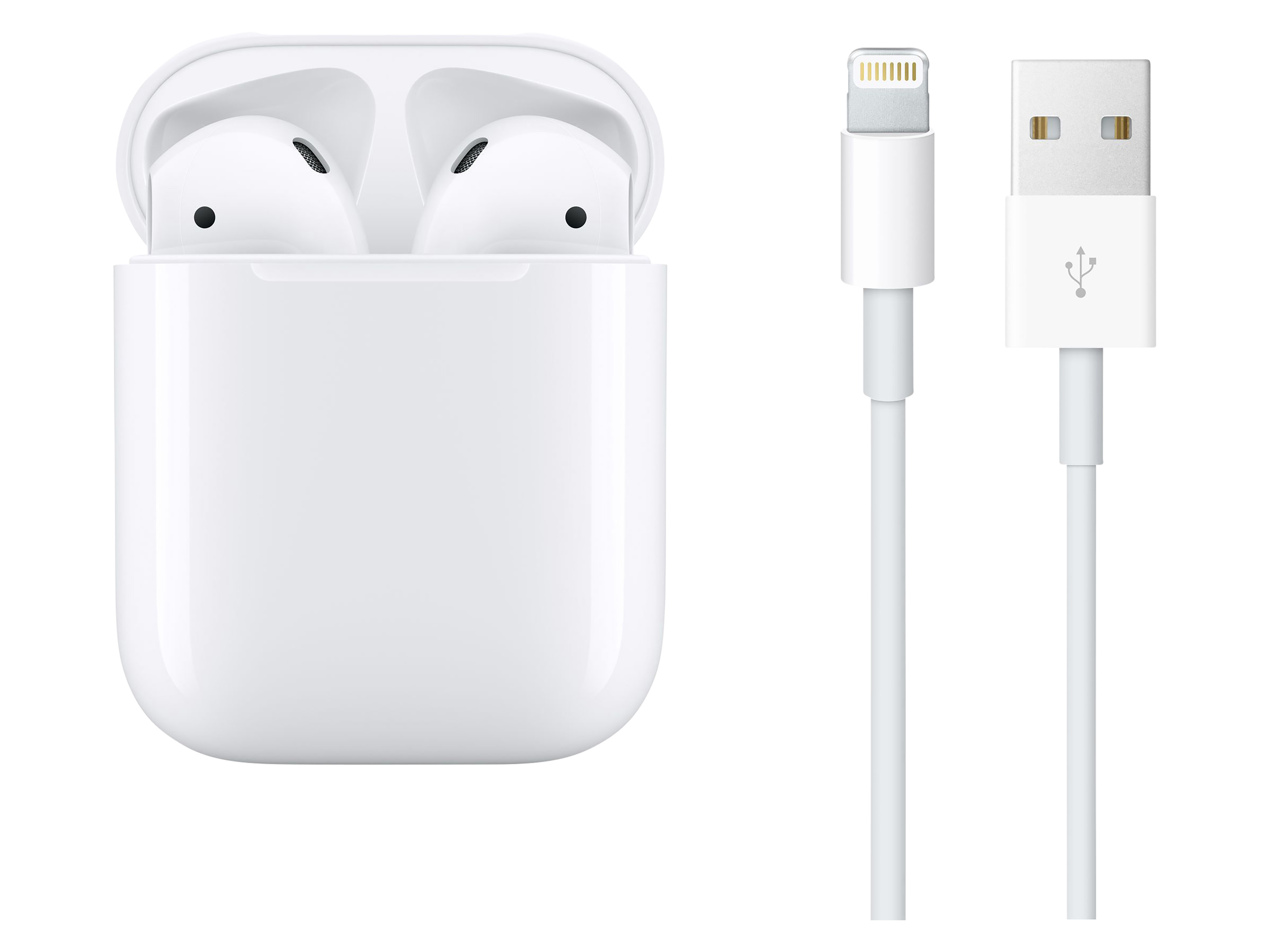 APPLE AirPods, zweite Generation, TWS, In-Ear, Bluetooth, weiß