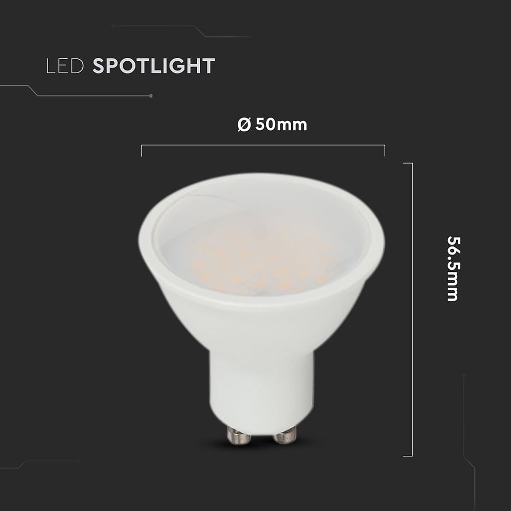 V-TAC LED-Lampe VT-218806 GU10, EEK: F, 10 W, 1000 lm, 6500 K V-TAC LED-Lampe VT-218806 GU10, EEK: F, 10 W, 1000 lm, 6500 K