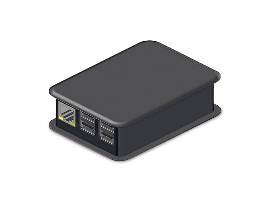 TEKO Raspberry Pi Gehäuse TEK-BERRY3.9, schwarz