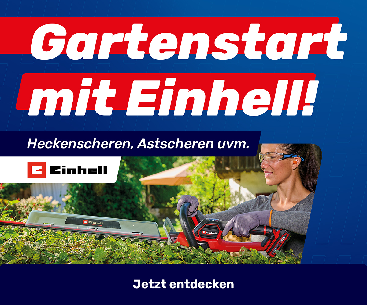 Gartenstart mit Einhell Gartenstart mit Einhell