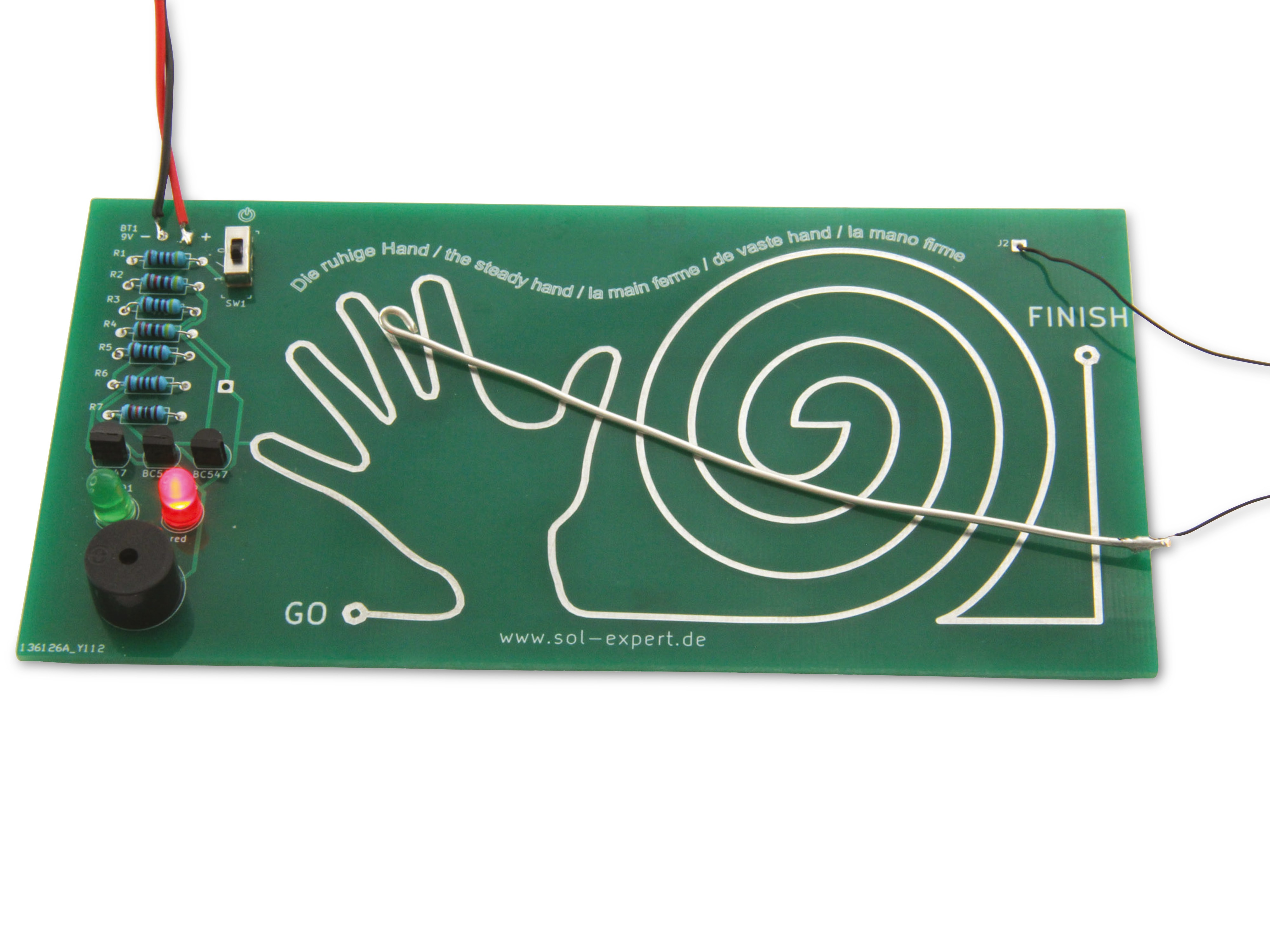 SOL-EXPERT Platinen Bausatz "Ruhige Hand"