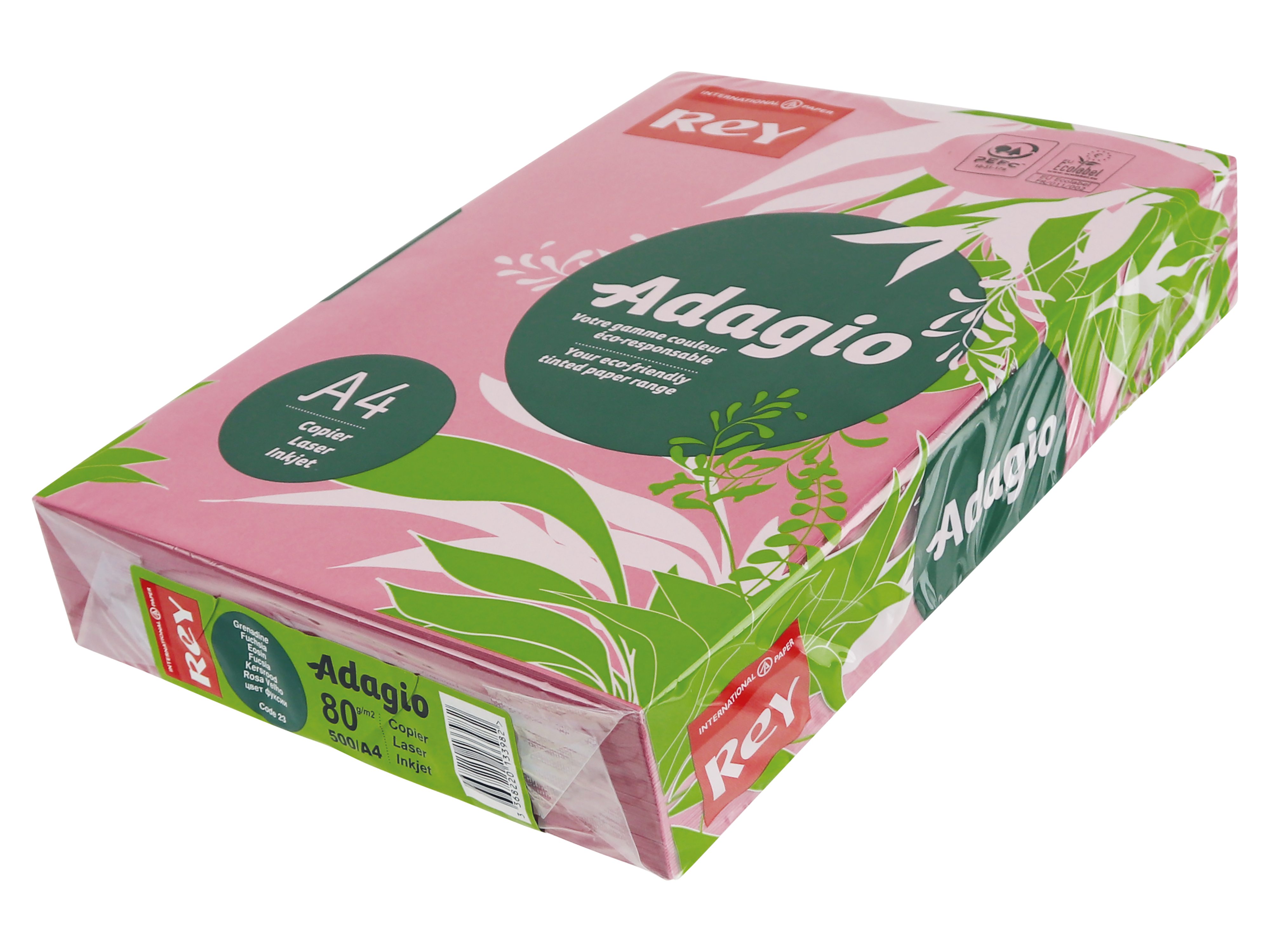 ADAGIO Kopierpapier A4, Fuchsia, 80 g/m²