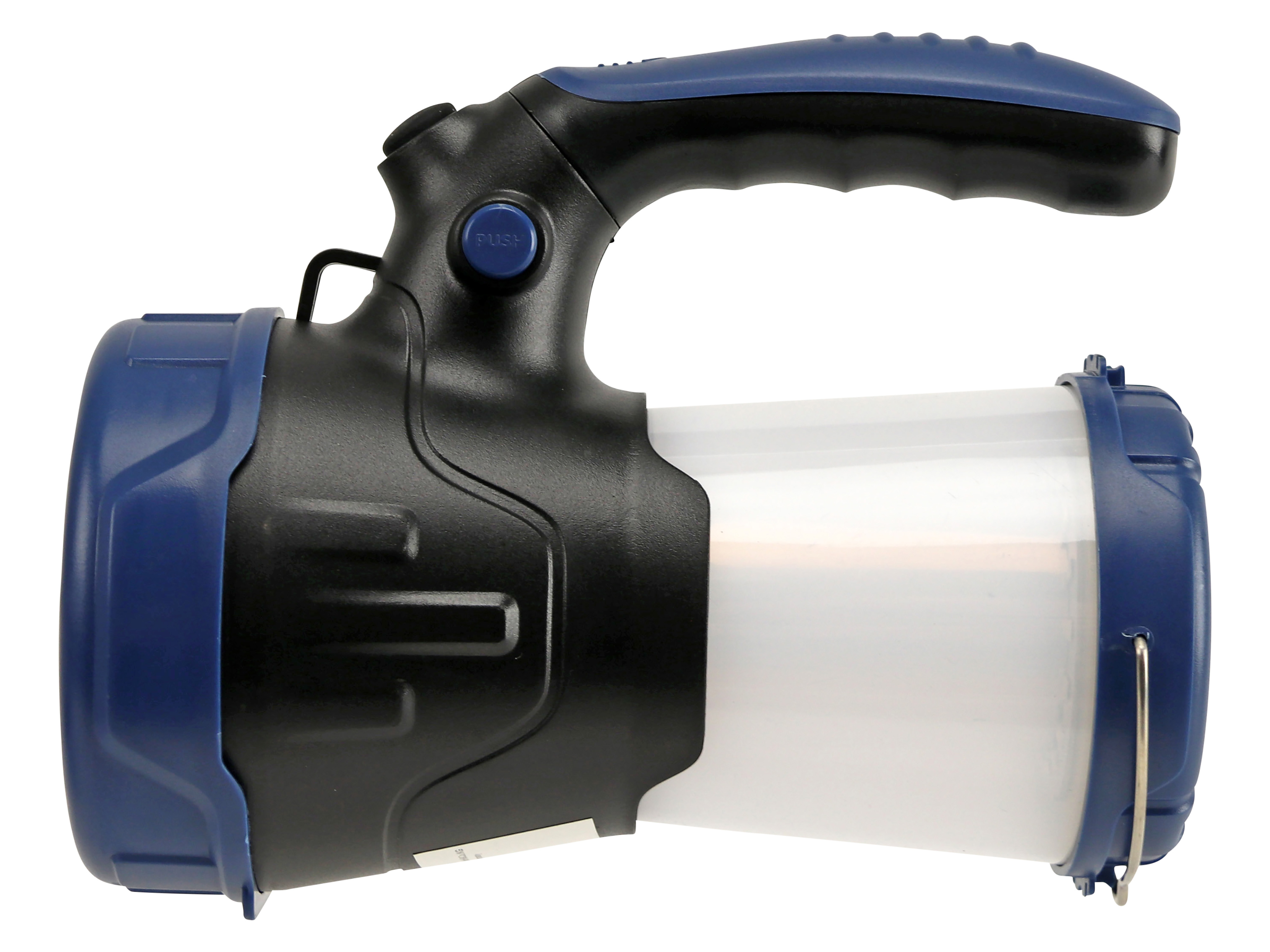 Campingleuchte, 3 W, 300...350 lm, zwei Helligkeitsstufen, blau/schwarz Campingleuchte, 3 W, 300...350 lm, zwei Helligkeitsstufen, blau/schwarz