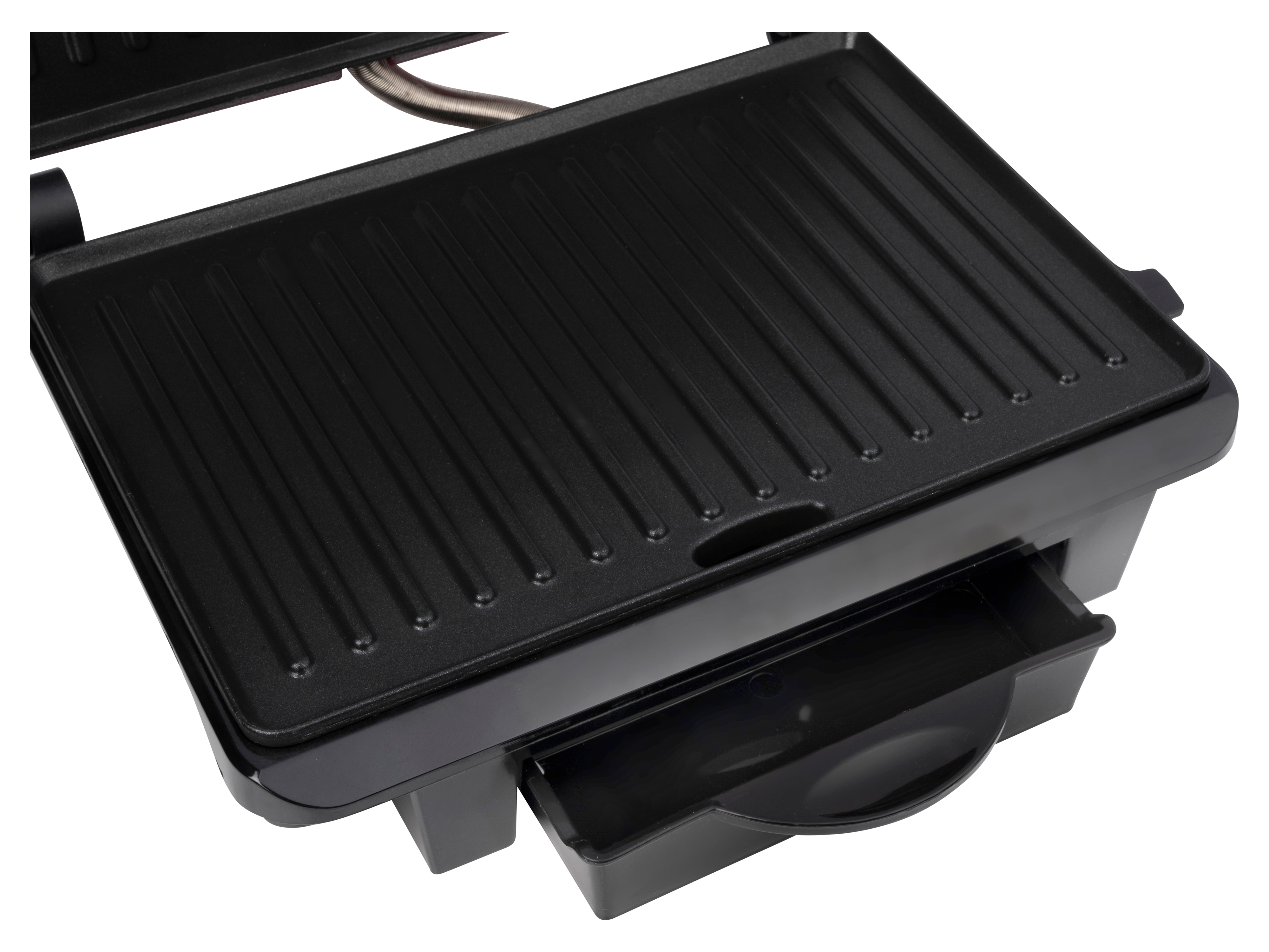 ALPINA Kontaktgrill, Multigrill, Panini, Sandwich, Fleisch, schwarz/rot, 1000W