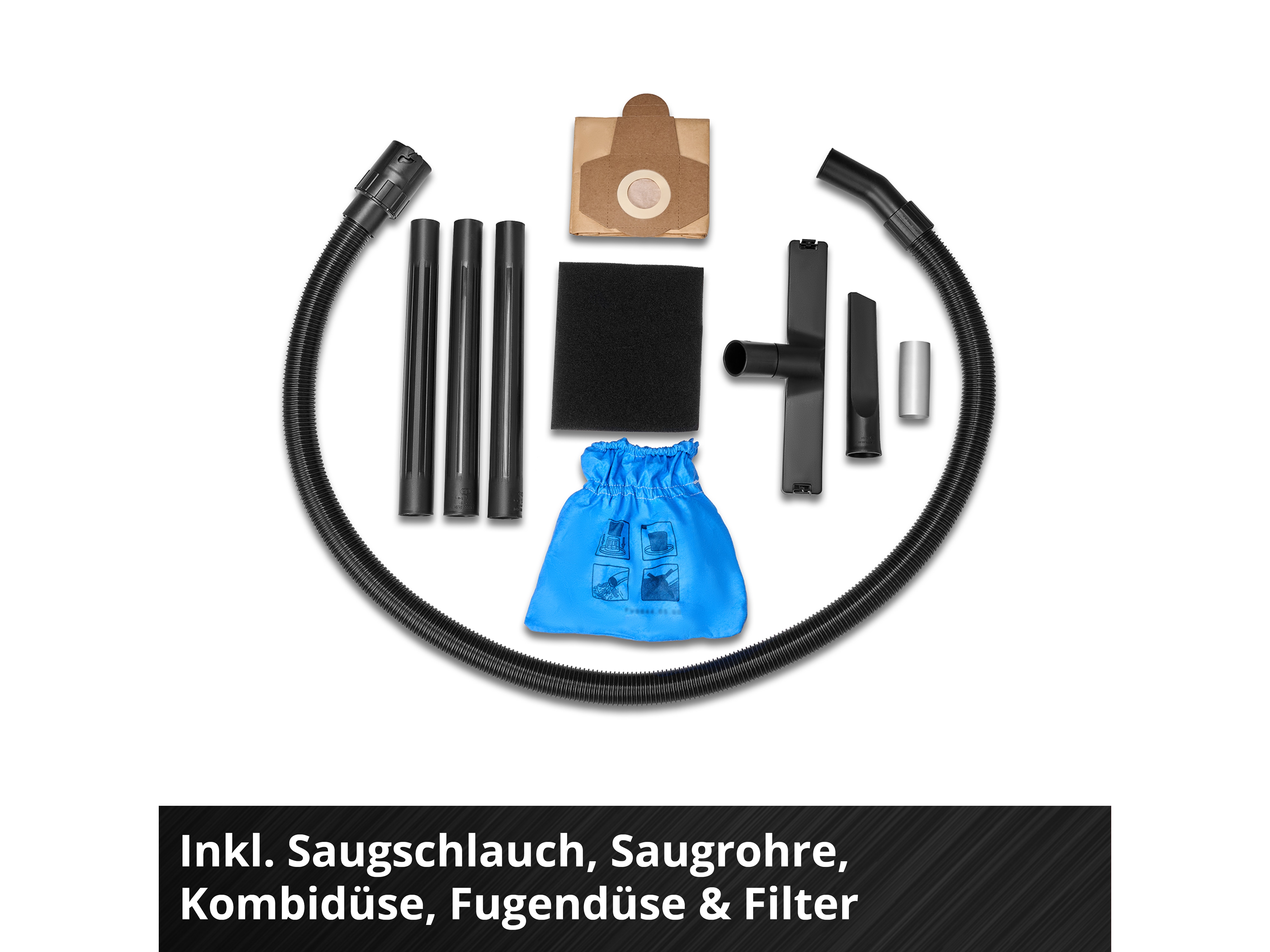 EINHELL Akku-Nass-Trockensauger TC-VC 18/15 Li - Solo