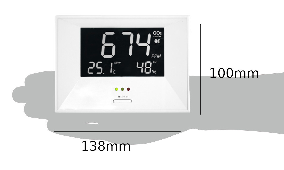 TFA C02-Monitor AIRCO2NTROL LIFE 31.5003, weiß