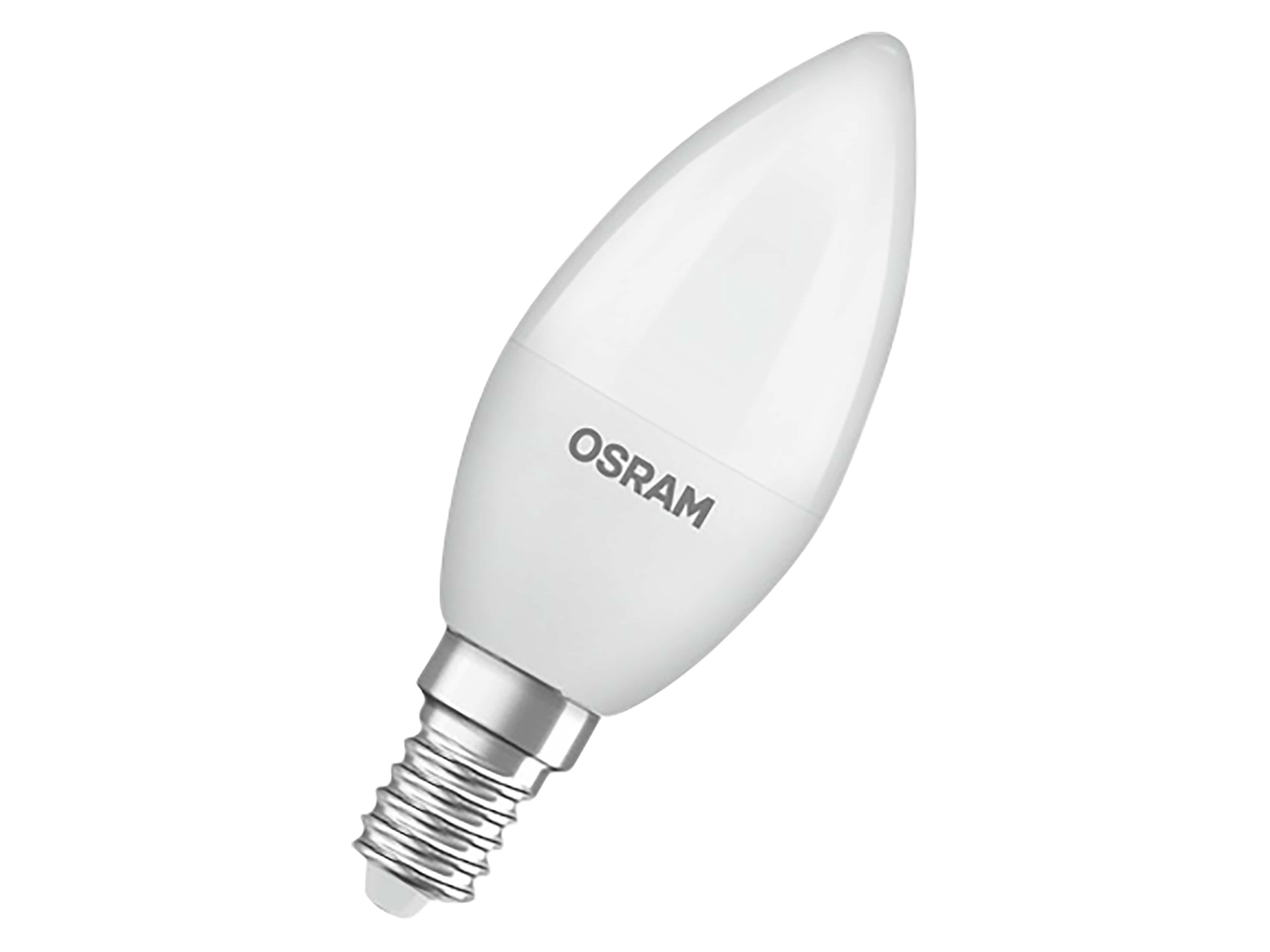 OSRAM Led-Lampe, E14, 4,9W, 4000K, EEK: F, 470lm, kaltweiß OSRAM Led-Lampe, E14, 4,9W, 4000K, EEK: F, 470lm, kaltweiß