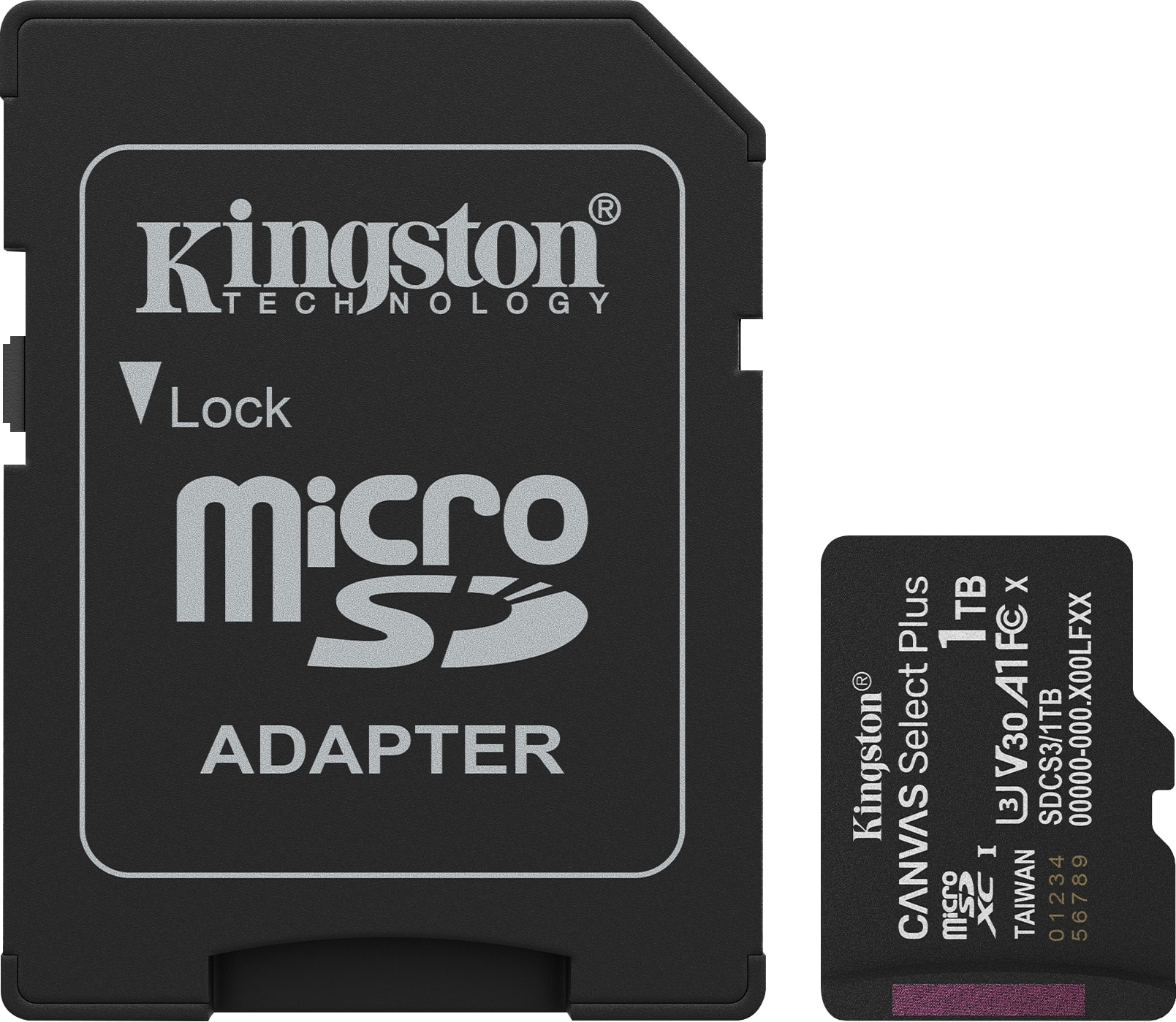 KINGSTON MicroSDXC-Card Canvas Select Plus 1TB 3.Gen inkl. Adapter