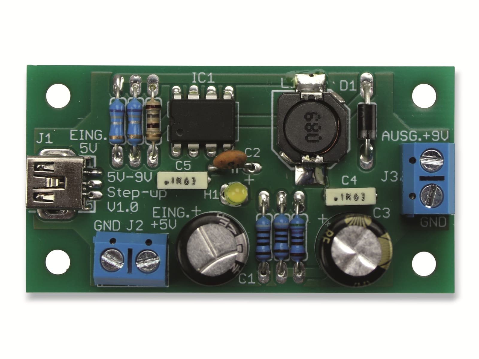 Bausatz 5V-9V Step-up Wandler V1.0 (DC-DC-Wandler)
