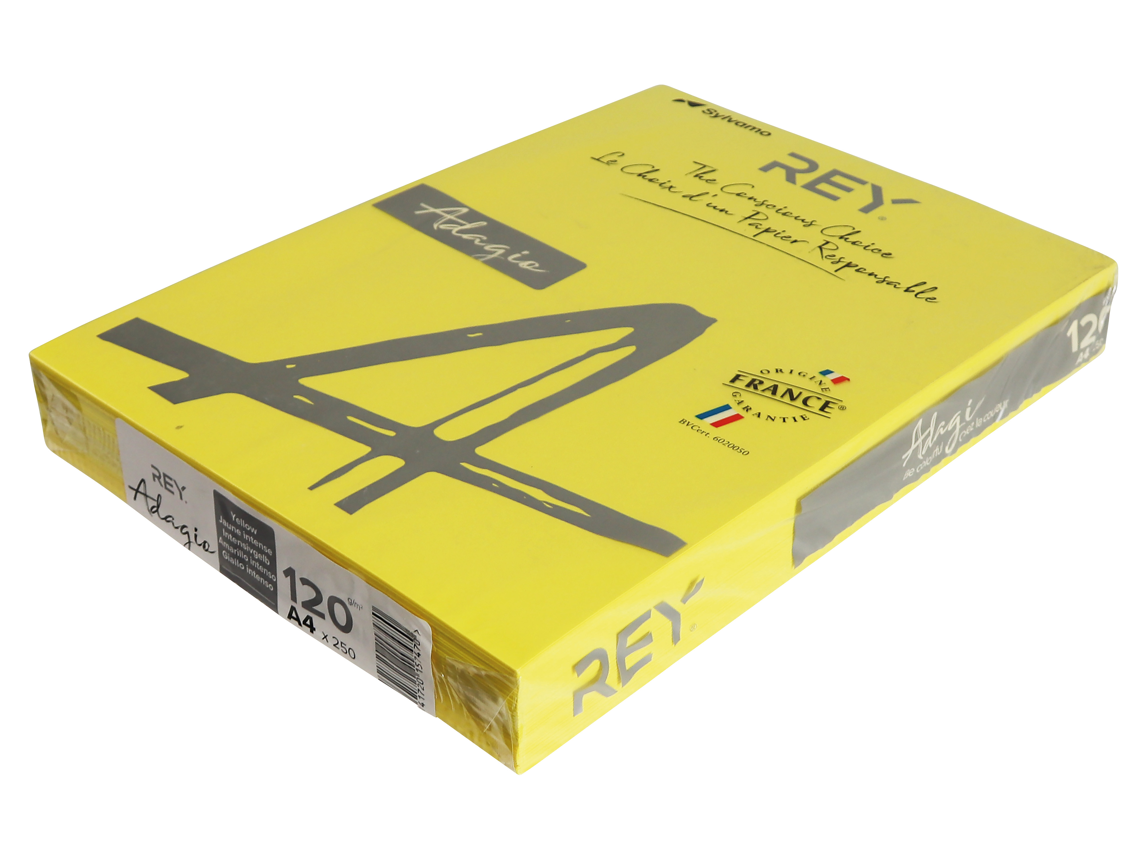 ADAGIO Kopierpapier A4, intensiv-gelb, 120 g/m²