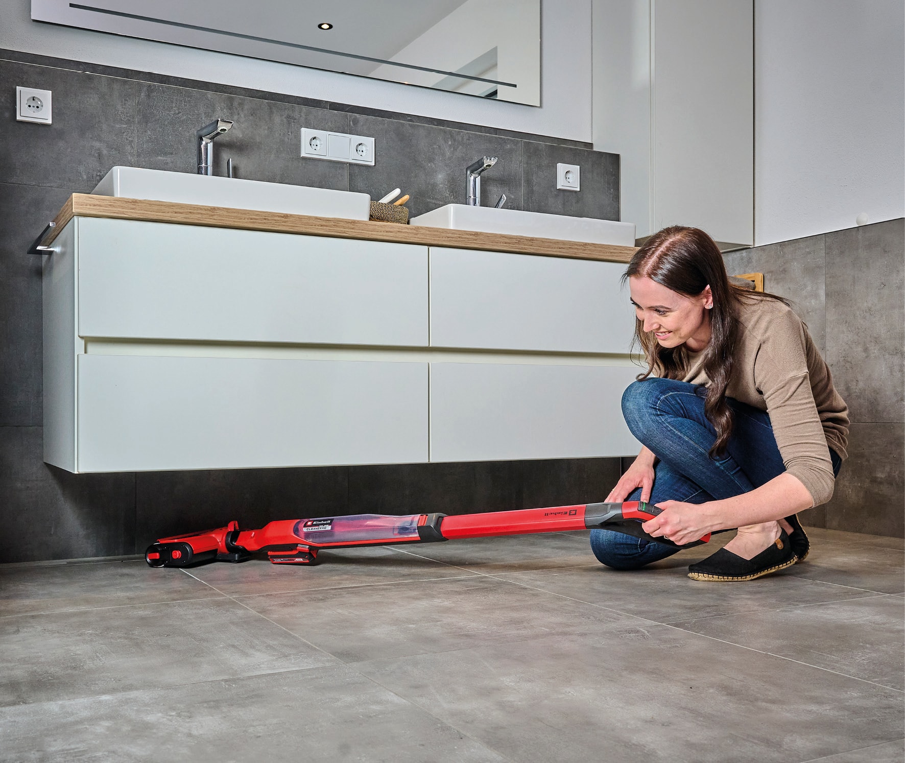 EINHELL Akku-Hartbodenreiniger CLEANEXXO, Solo